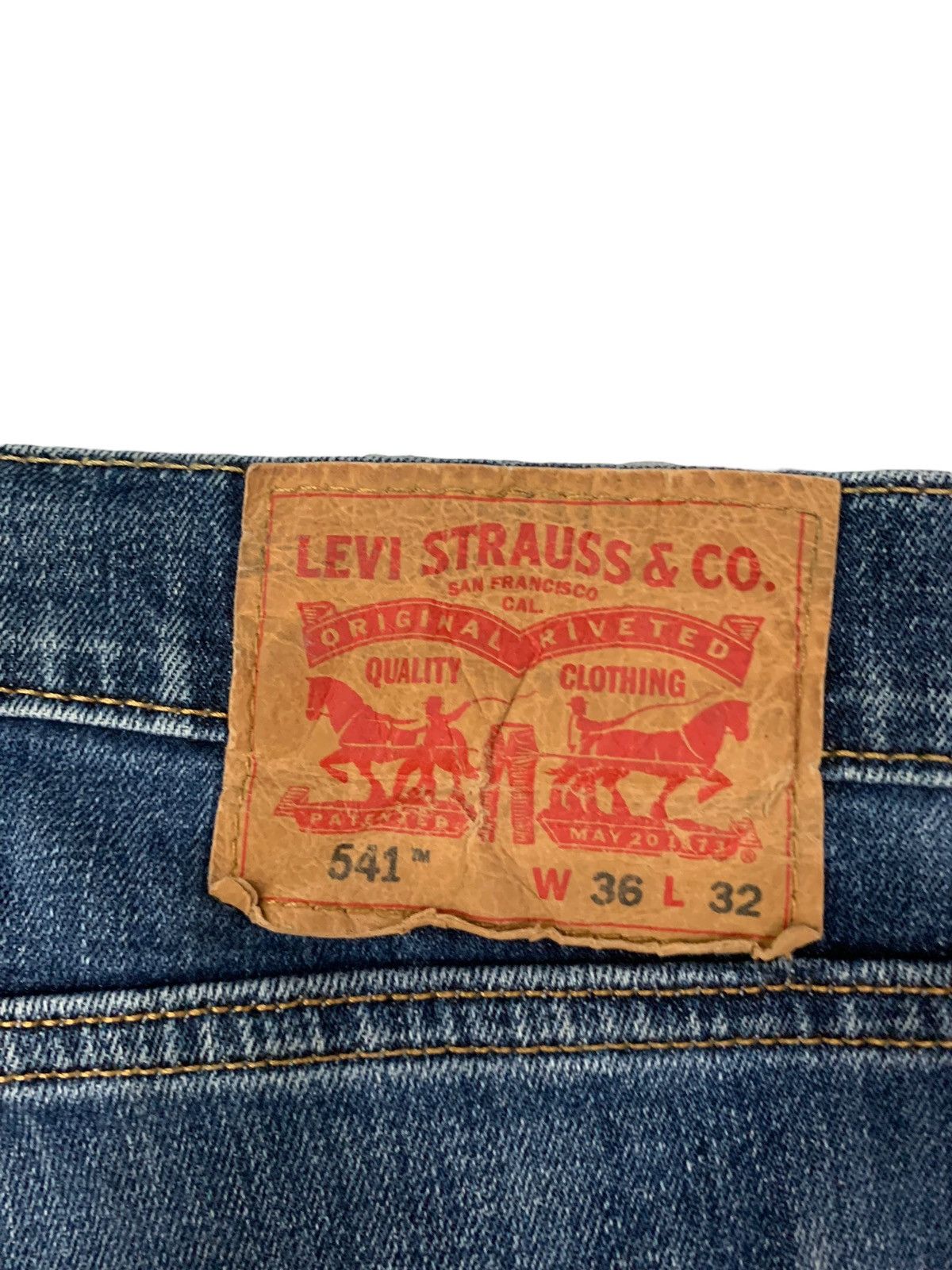 Levi's Levis 541 Stonewash Distressed Denim Pants (AB37) Size US 37 - 15 Thumbnail