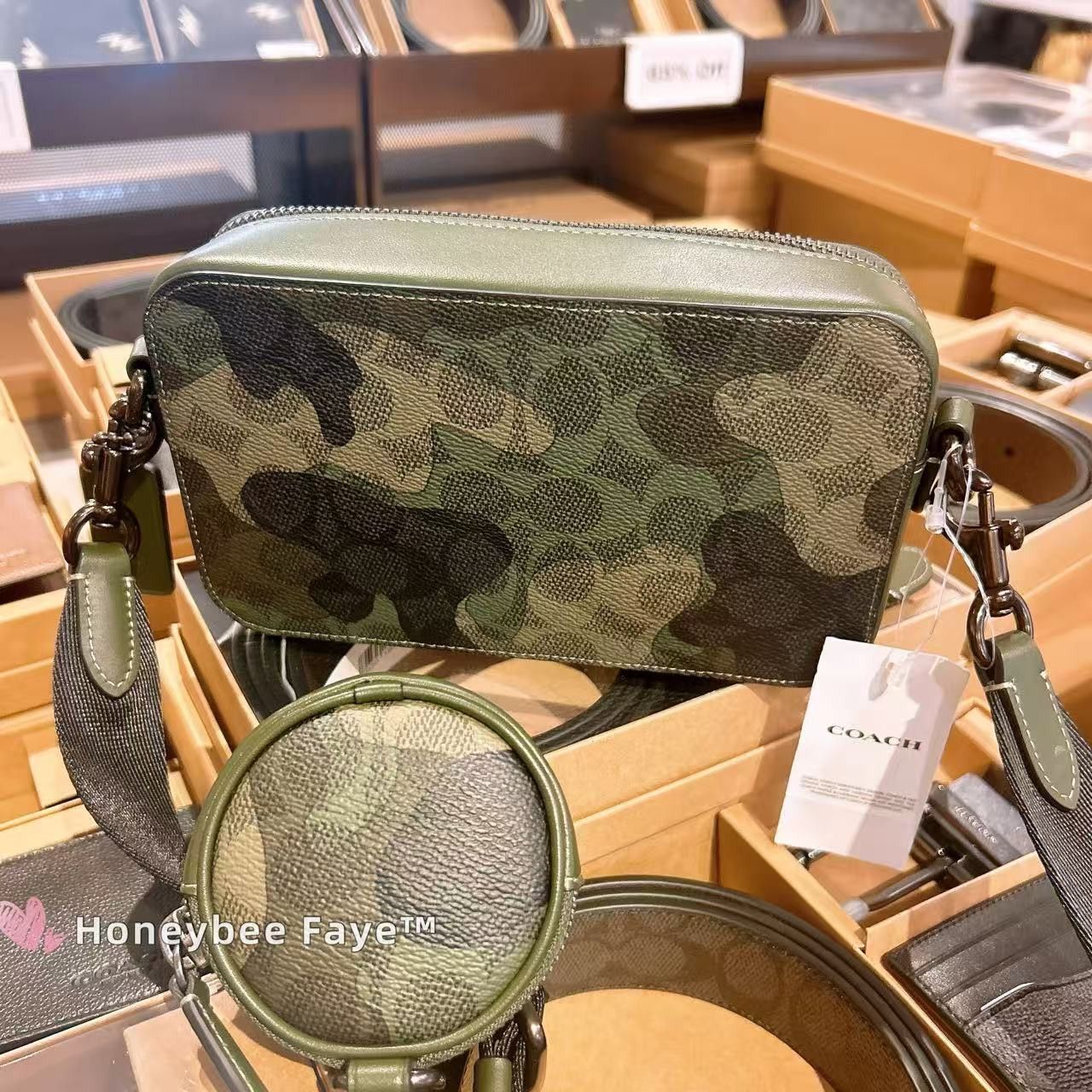 Coach Charter Slim Crossbody Bag In Signature Camo Print CAG00 Size ONE SIZE - 1 Thumbnail