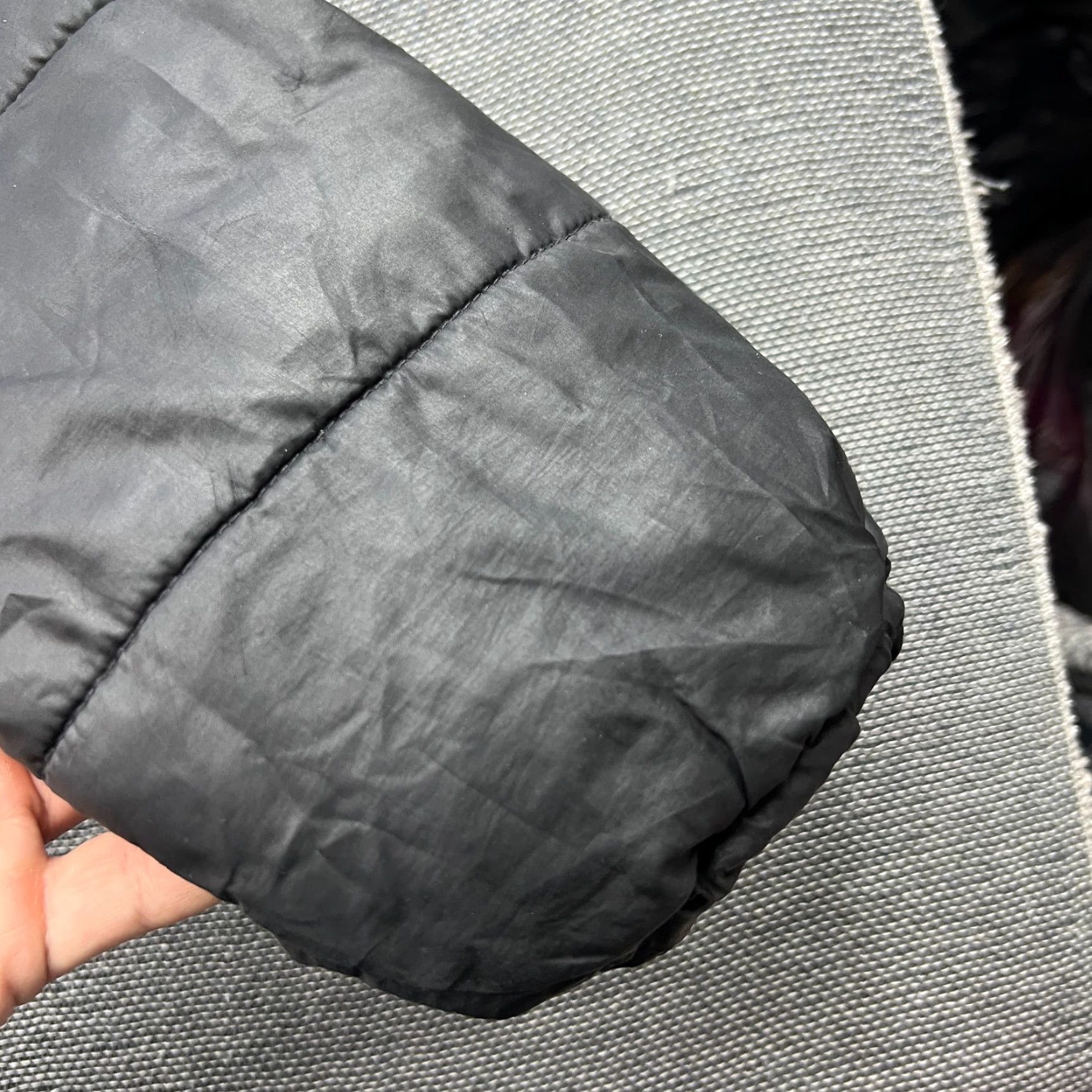 Vintage PYREX Pyrex Vision Virgil Abloh Puffer Jacket Mens XS Black Hooded Full Zip Jacket Size US XS / EU 42 / 0 - 3 Thumbnail