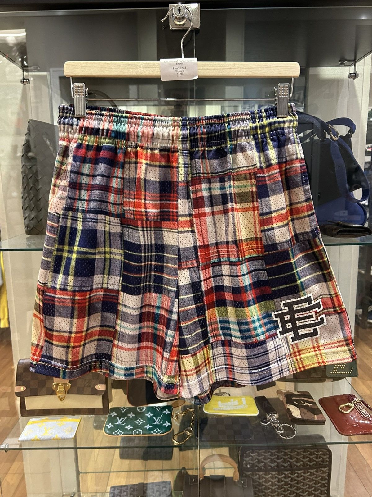 Eric Emanuel Eric Emanuel Plaid Mesh Shorts Size US 32 / EU 48 - 1 Thumbnail