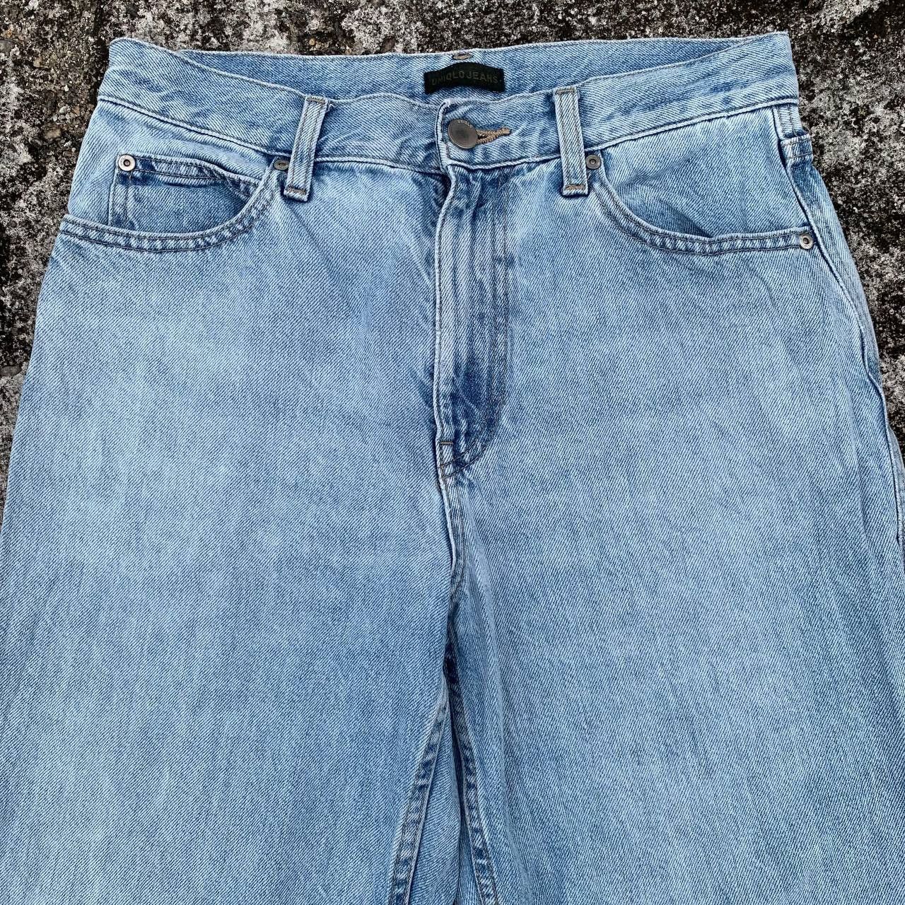 Uniqlo Women Uniqlo Wide Straight Jeans Fabric By Kaihara Size 29" - 3 Thumbnail