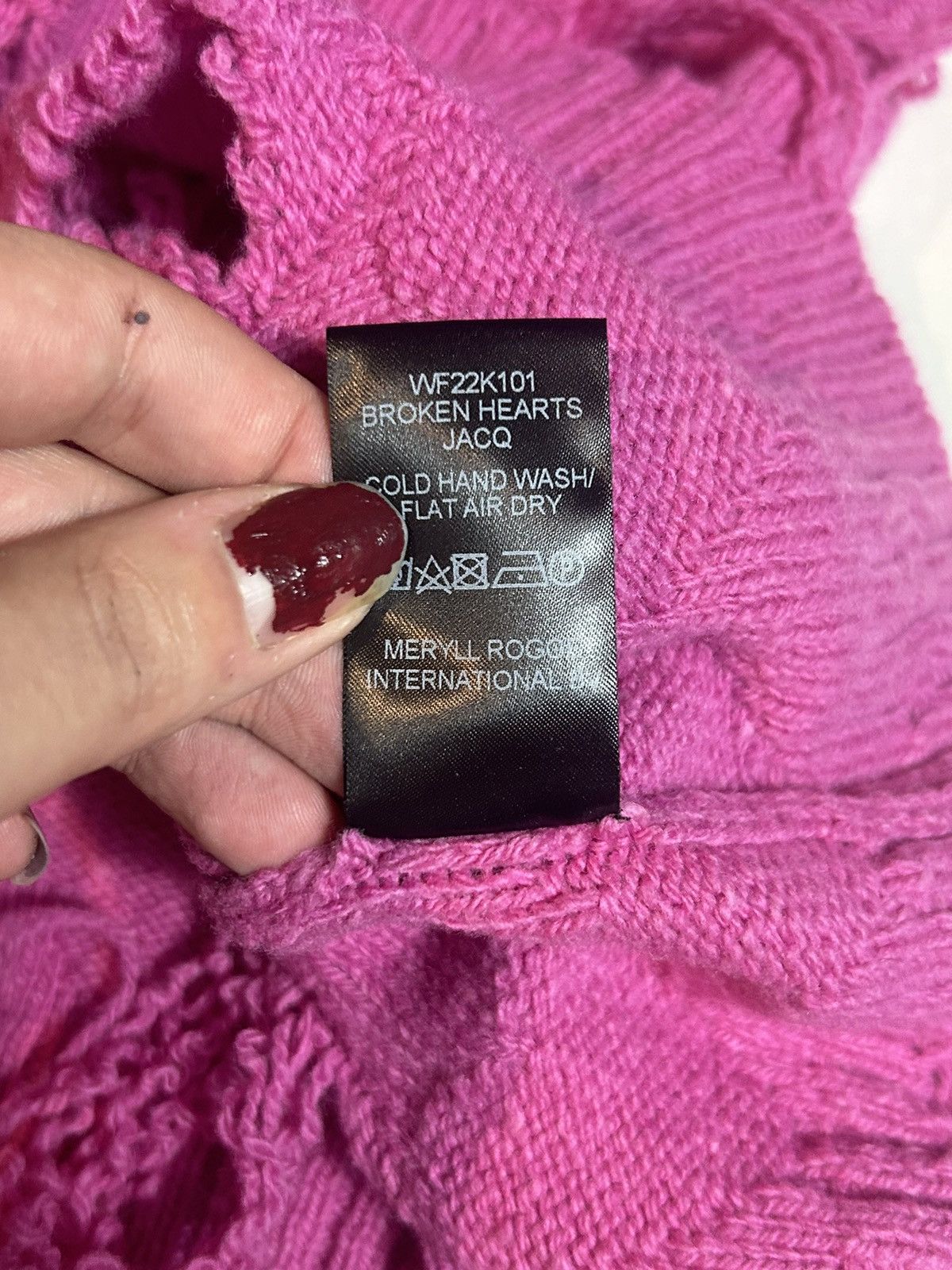 Other FW22 Wool Distressed Sweater Size US XXS / EU 40 - 7 Thumbnail