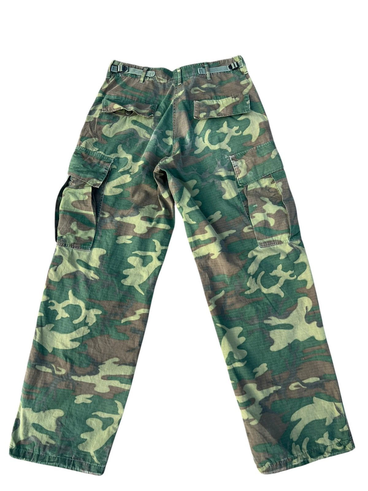Vintage Vintage 1969 Vietnam War ERDL Camo Ripstop Poplin Trouser Size US 30 / EU 46 - 16 Thumbnail