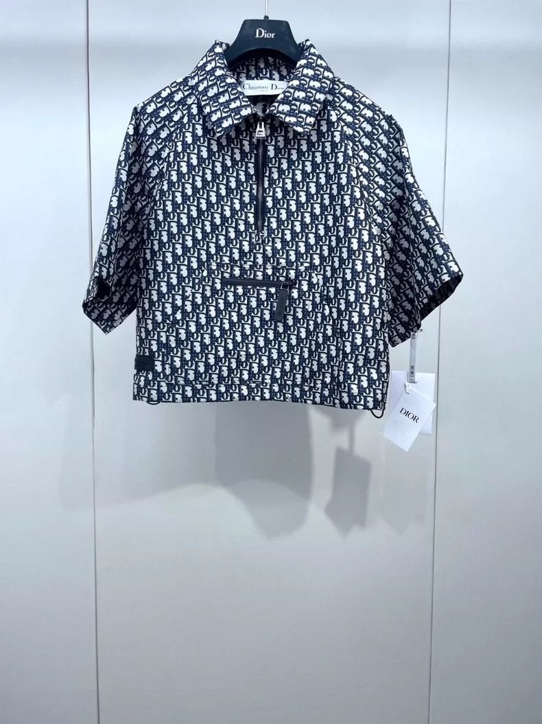 Dior Dior 25 Spring and Summer New Old Flower Lapel Short Sleeve Size XS / US 0-2 / IT 36-38 - 1 Thumbnail