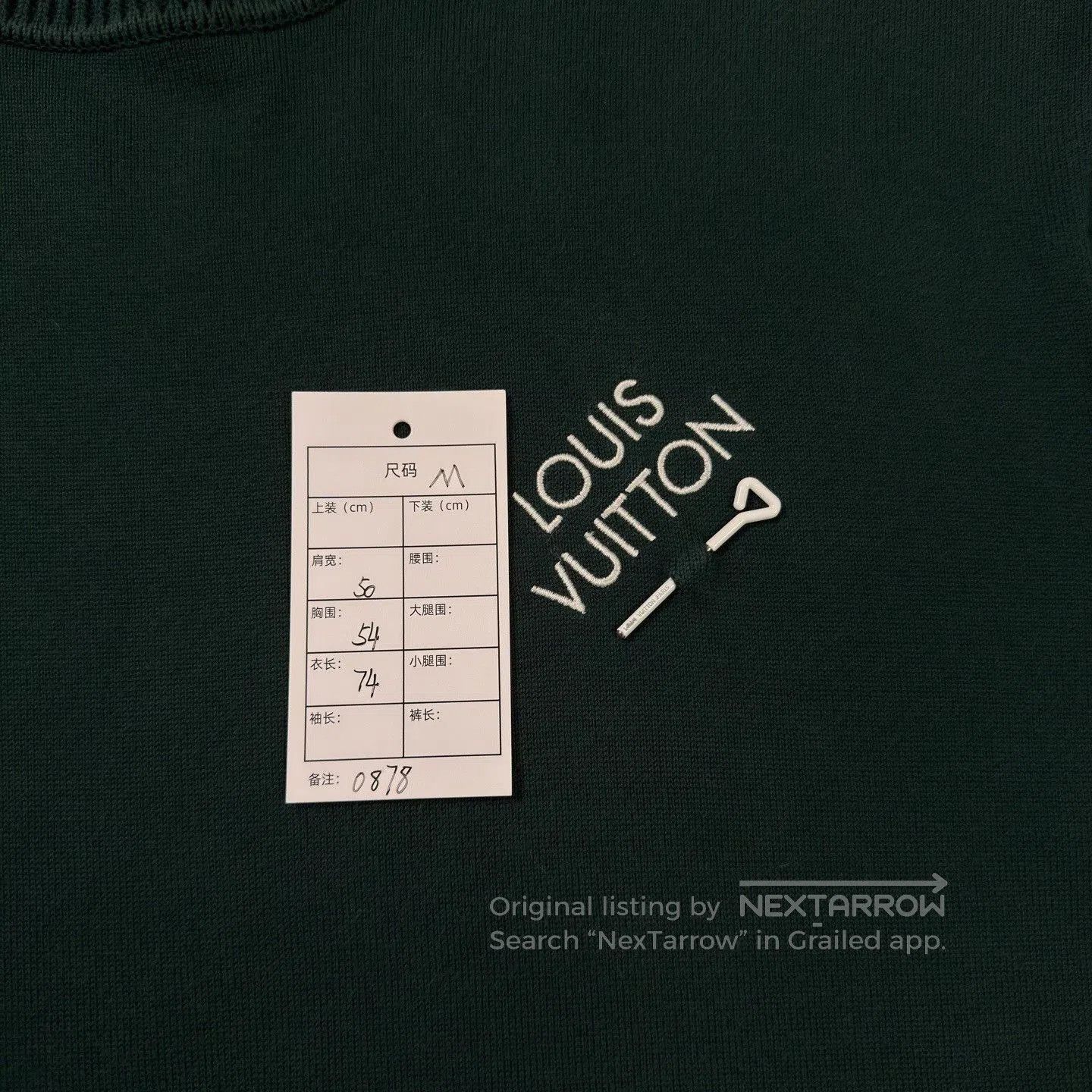 Louis Vuitton LV Green Logo Embroidered Short-Sleeve. Size US M / EU 48-50 / 2 - 5 Thumbnail