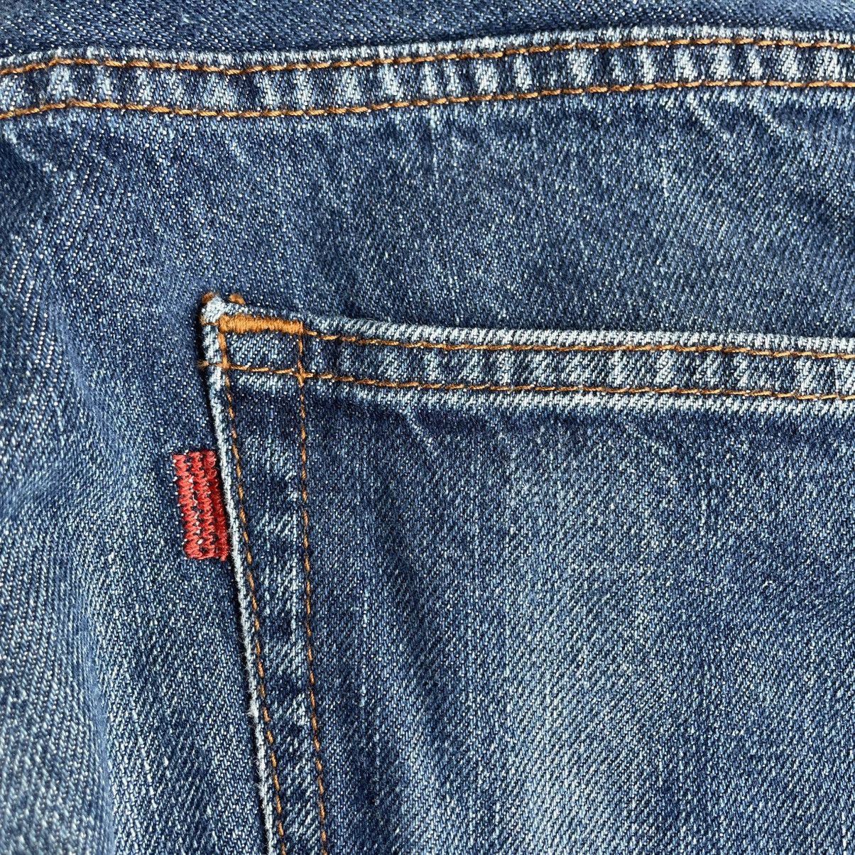 Van 🔥Vintage Van Red Label Stoned Washed Ripped Denim Jeans Size US 36 / EU 52 - 10 Thumbnail