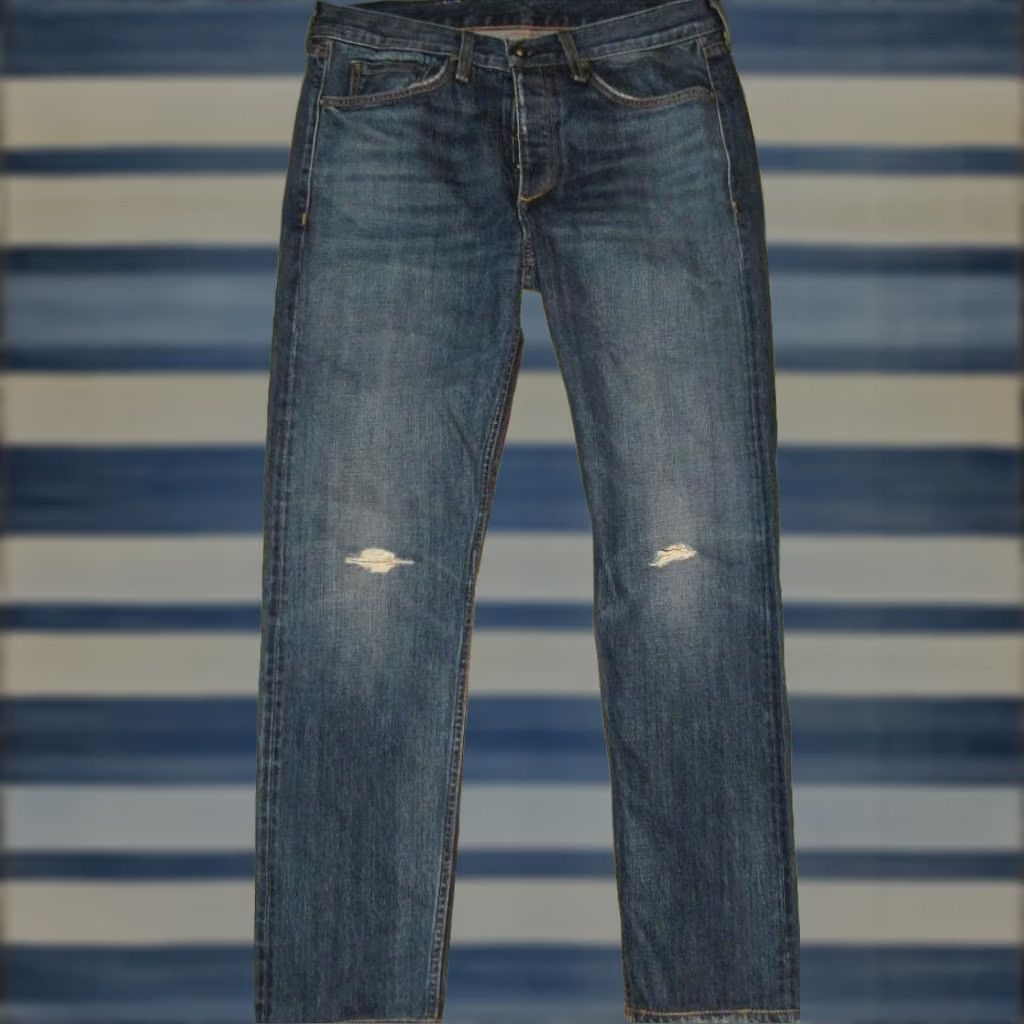 Rag & Bone Rag & Bone Redwood Slim Fit 2 Denim Jeans 32 x 30 Mens Blue Denim Straight 90s (if applicable) Size US 32 / EU 48 - 1 Thumbnail