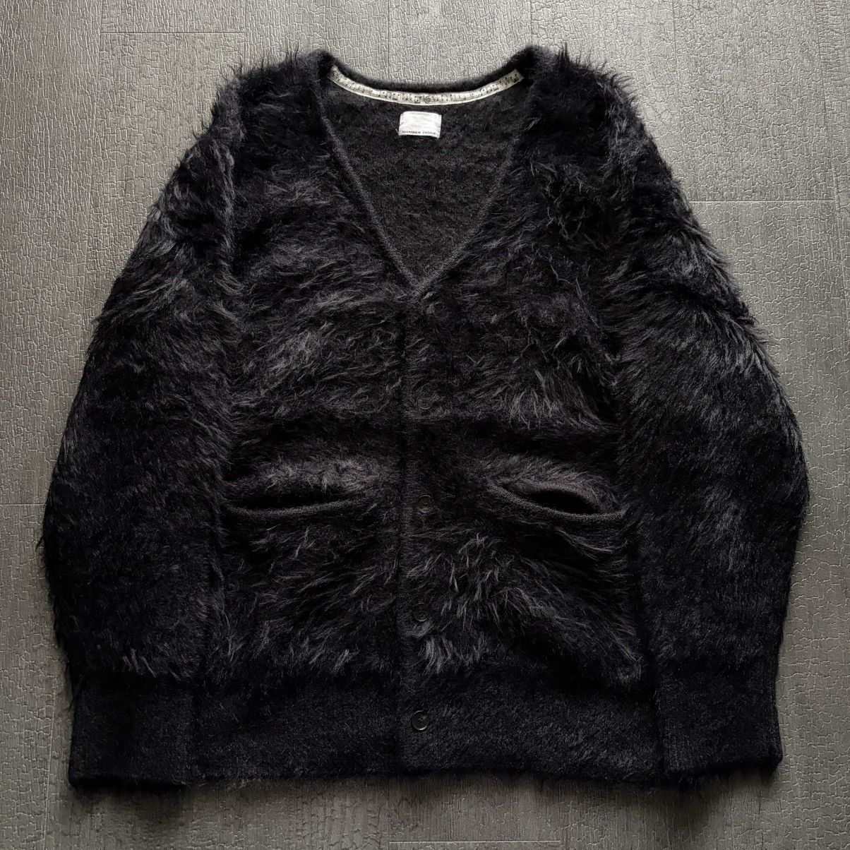 Number (N)ine Number nine WOOL ALPACA RIPPED KNIT CARDIGAN size 2