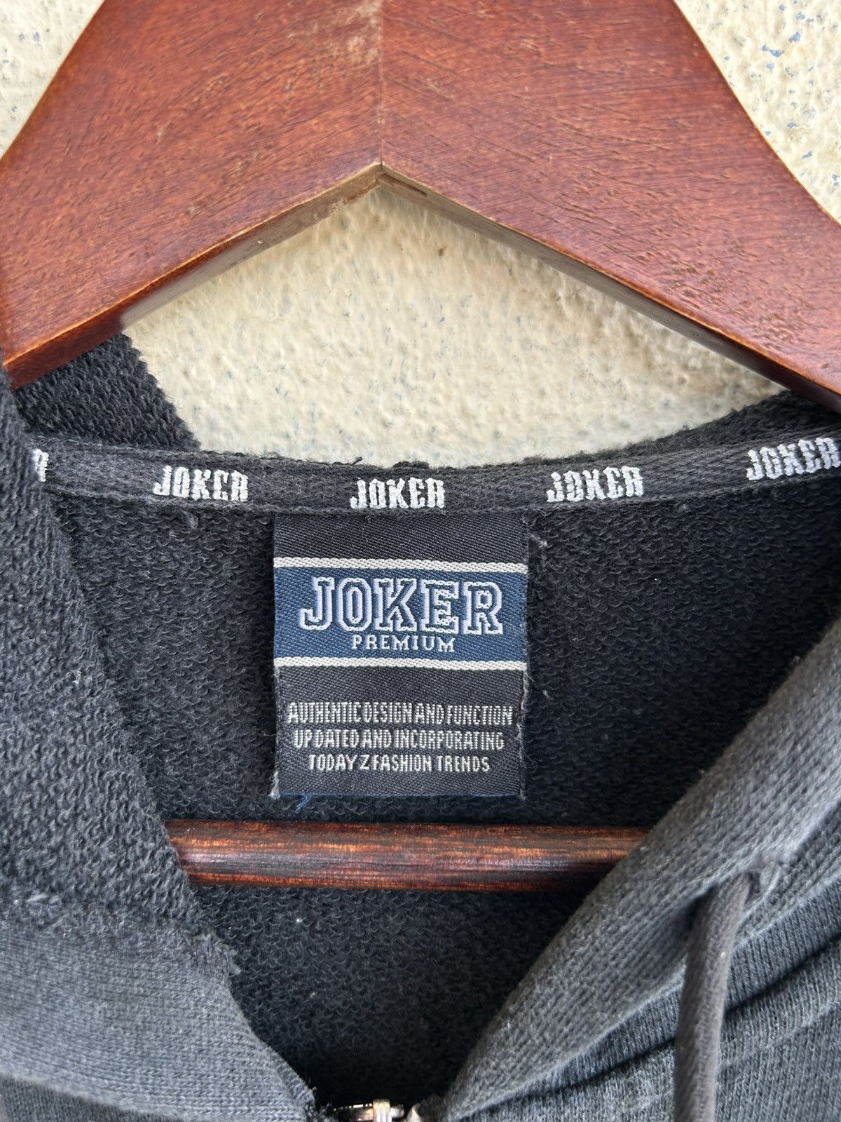 Japanese Brand Joker Premium Spell-out Zip Up Hoodie Size US XL / EU 56 / 4 - 9 Thumbnail