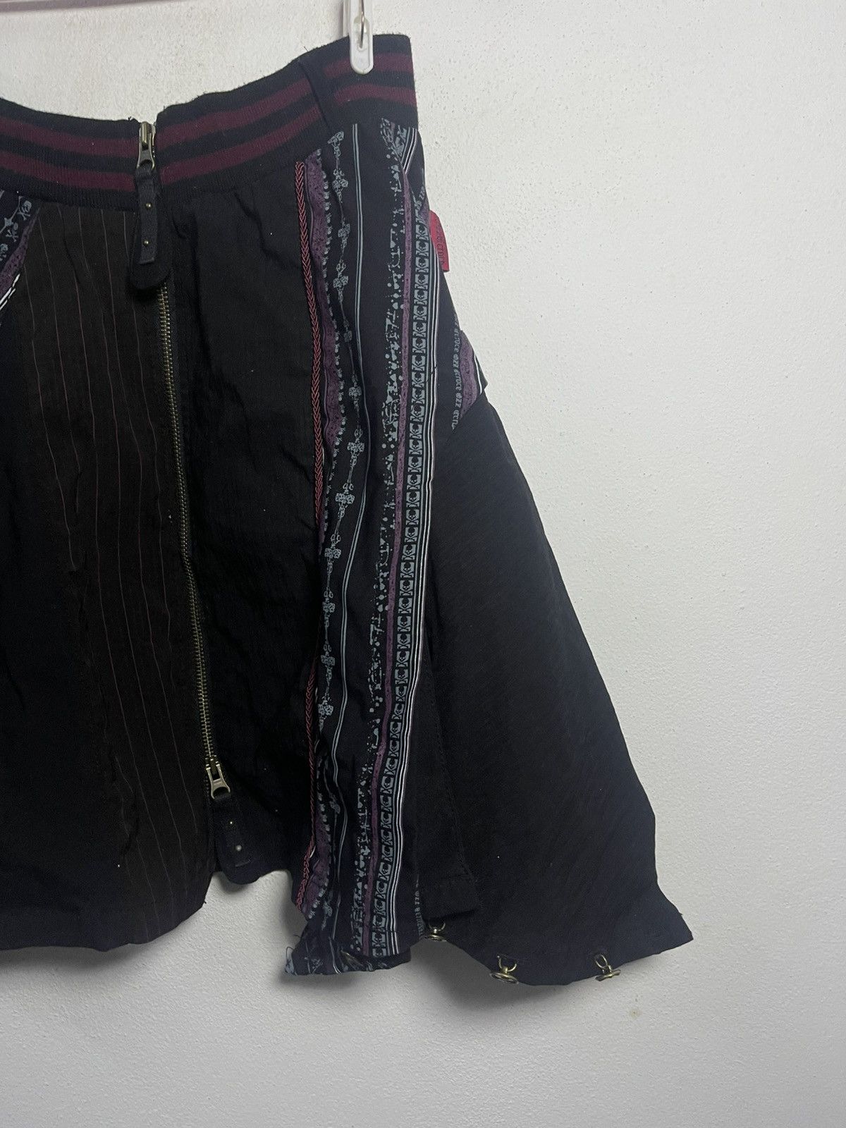 Japanese Brand Ozz Croce Skirt Punk Styles Size 30" / US 8 / IT 44 - 4 Thumbnail