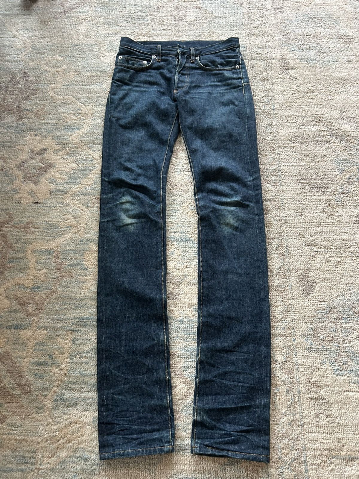 Dior dior homme ss04 indigo dyed raw denim Size US 26 / EU 42 - 1 Thumbnail