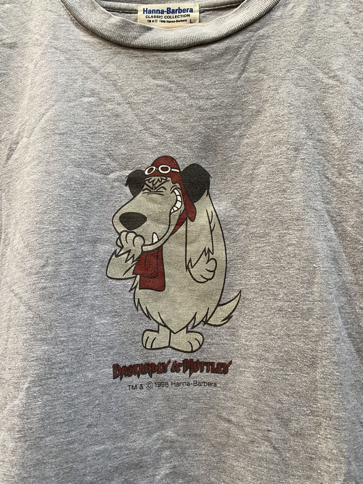 Cartoon Network × Vintage Vintage 1998 Hanna-Barbera Dastardly & Muttley T-Shirt Size US L / EU 52-54 / 3 - 3 Thumbnail