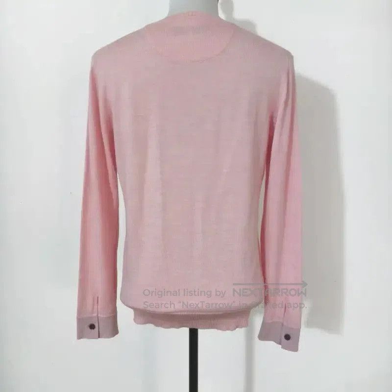 Burberry Burberry Pink Wool Men's Cardigan. Size US S / EU 44-46 / 1 - 5 Thumbnail