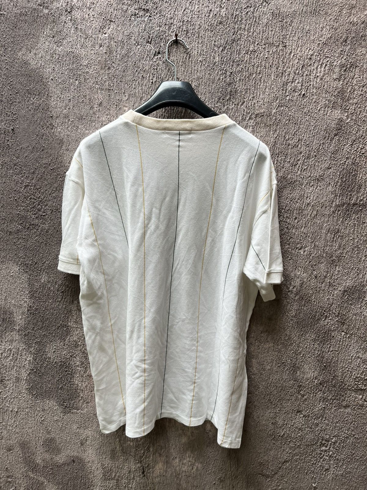 Issey Miyake Vintage Issey Miyake Stripe Tshirt Size US L / EU 52-54 / 3 - 4 Thumbnail