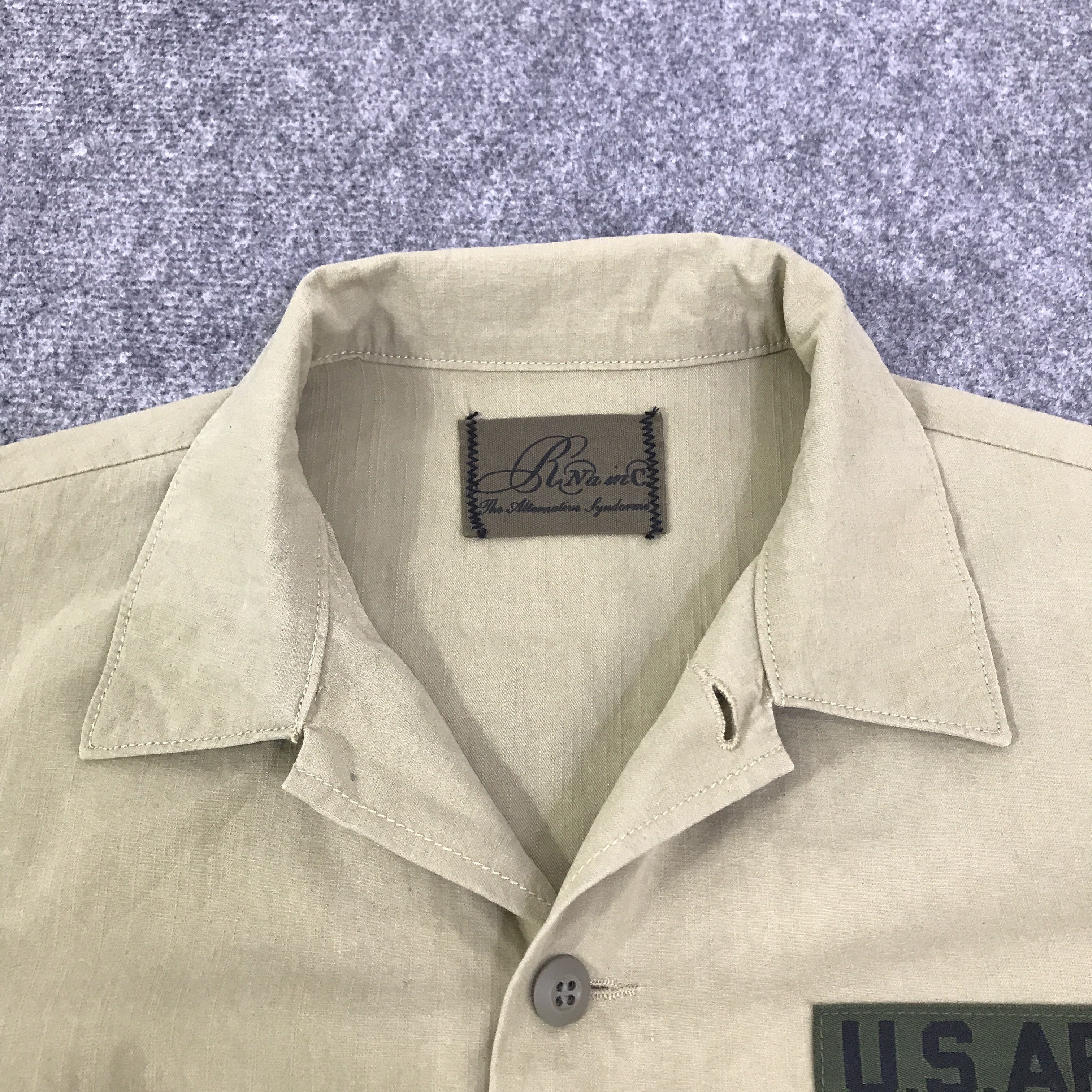 Japanese Brand Rna x us army button jacket K114B20 Size US M / EU 48-50 / 2 - 5 Thumbnail