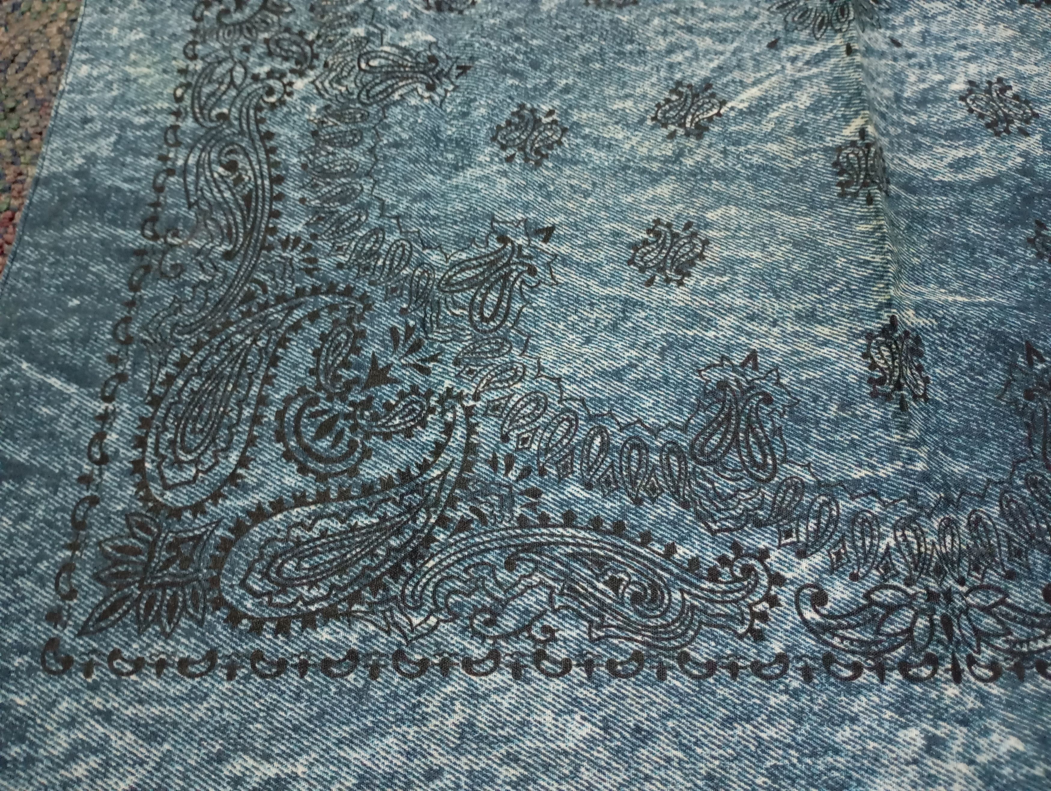Vintage Vintage Paisley Bandana Made in USA Size ONE SIZE - 3 Thumbnail