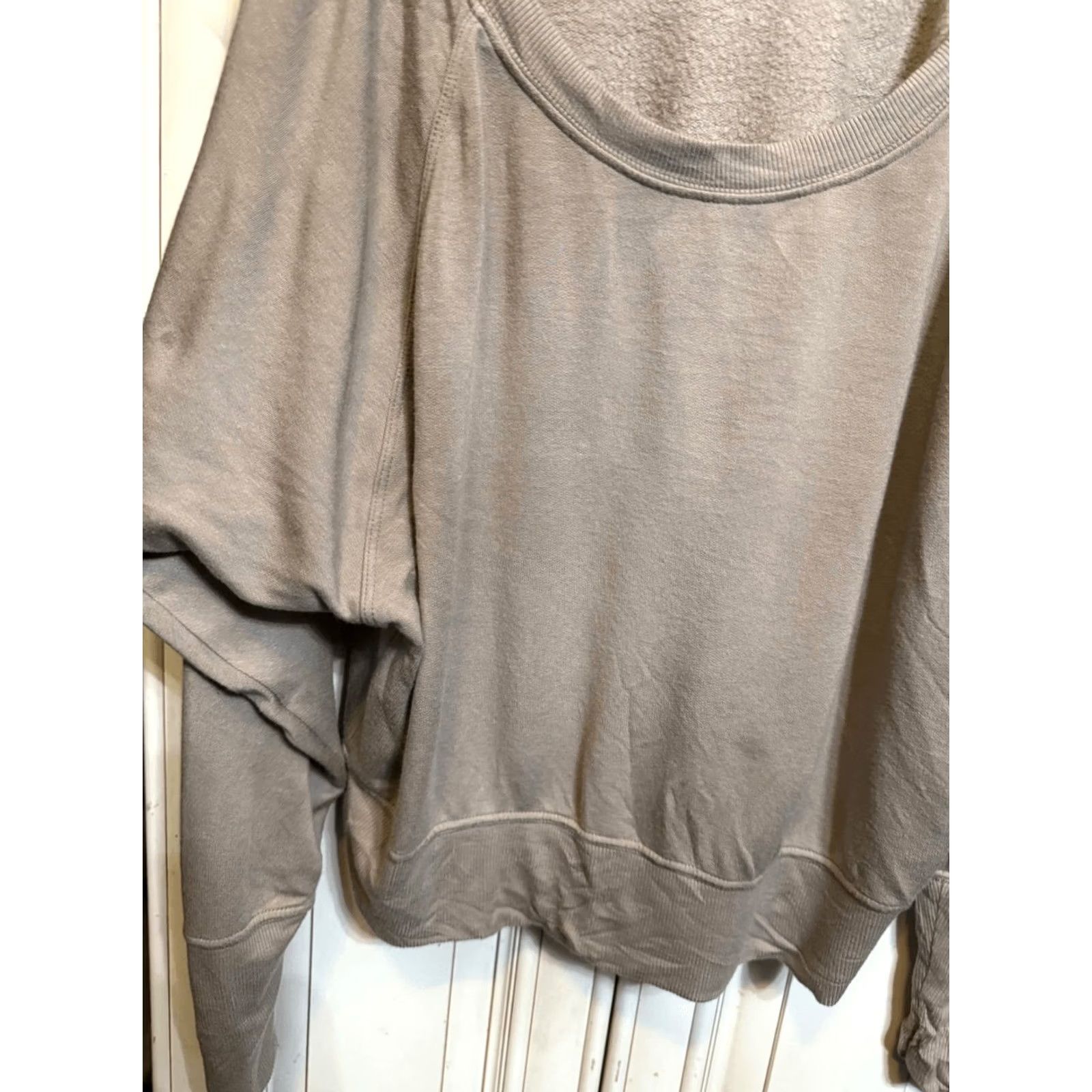 Splits59 Splits59 Women's Indy Dolman Sleeve Fleece Pullover Sweatshirt Tan Large Size L / US 10 / IT 46 - 2 Thumbnail
