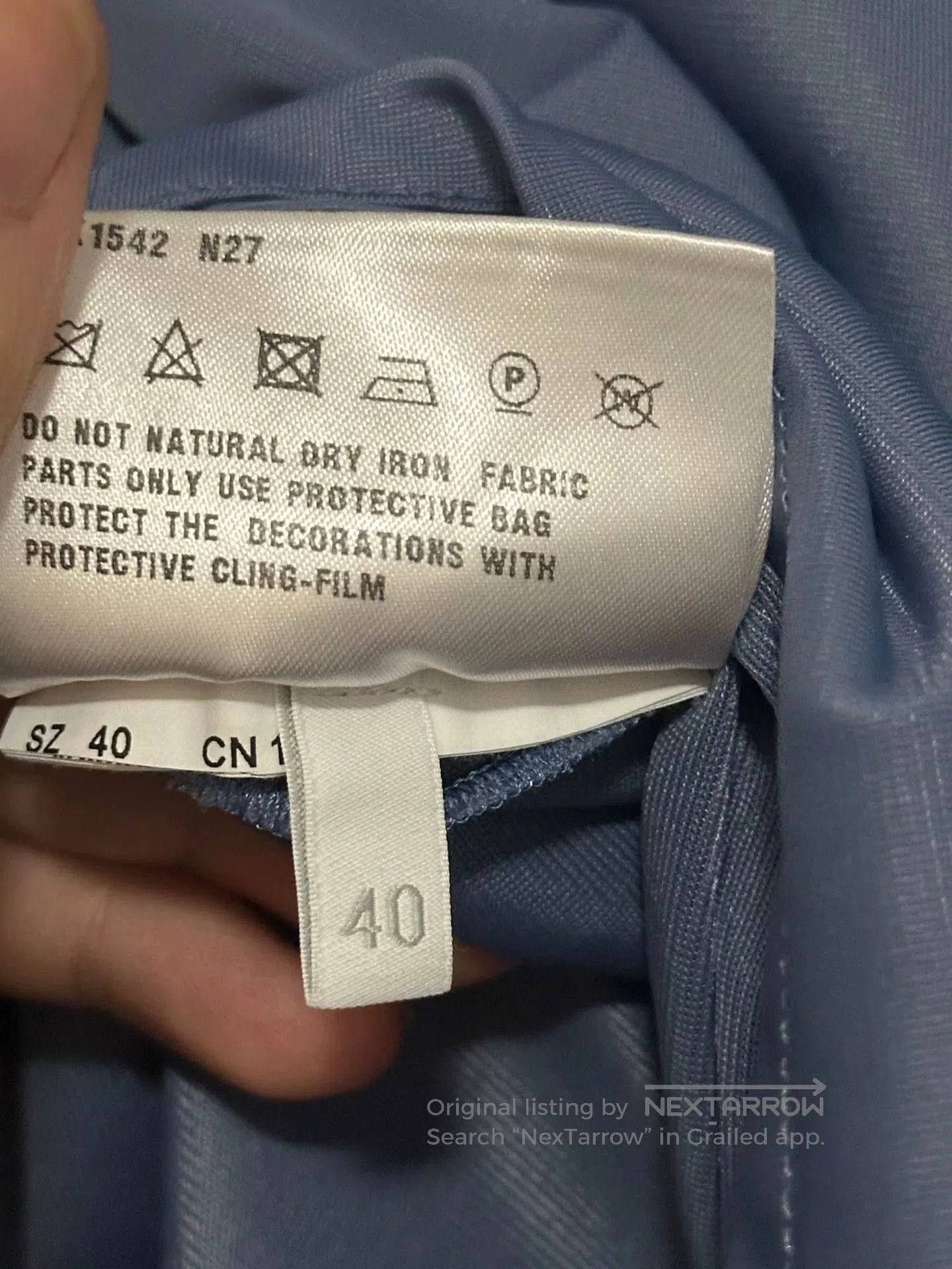 Miu Miu Miu Miu Blue Short-Sleeve Sports Jacket. Size S / US 4 / IT 40 - 5 Thumbnail