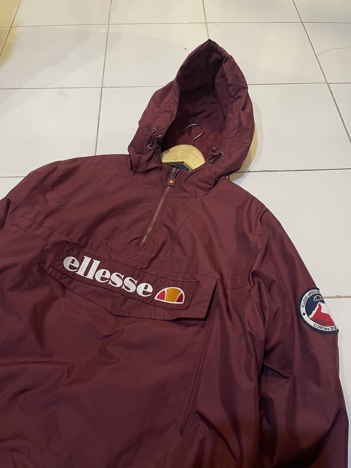 Ellesse Ellesse Monterini Burgundy Jacket Size US L / EU 52-54 / 3 - 3 Thumbnail