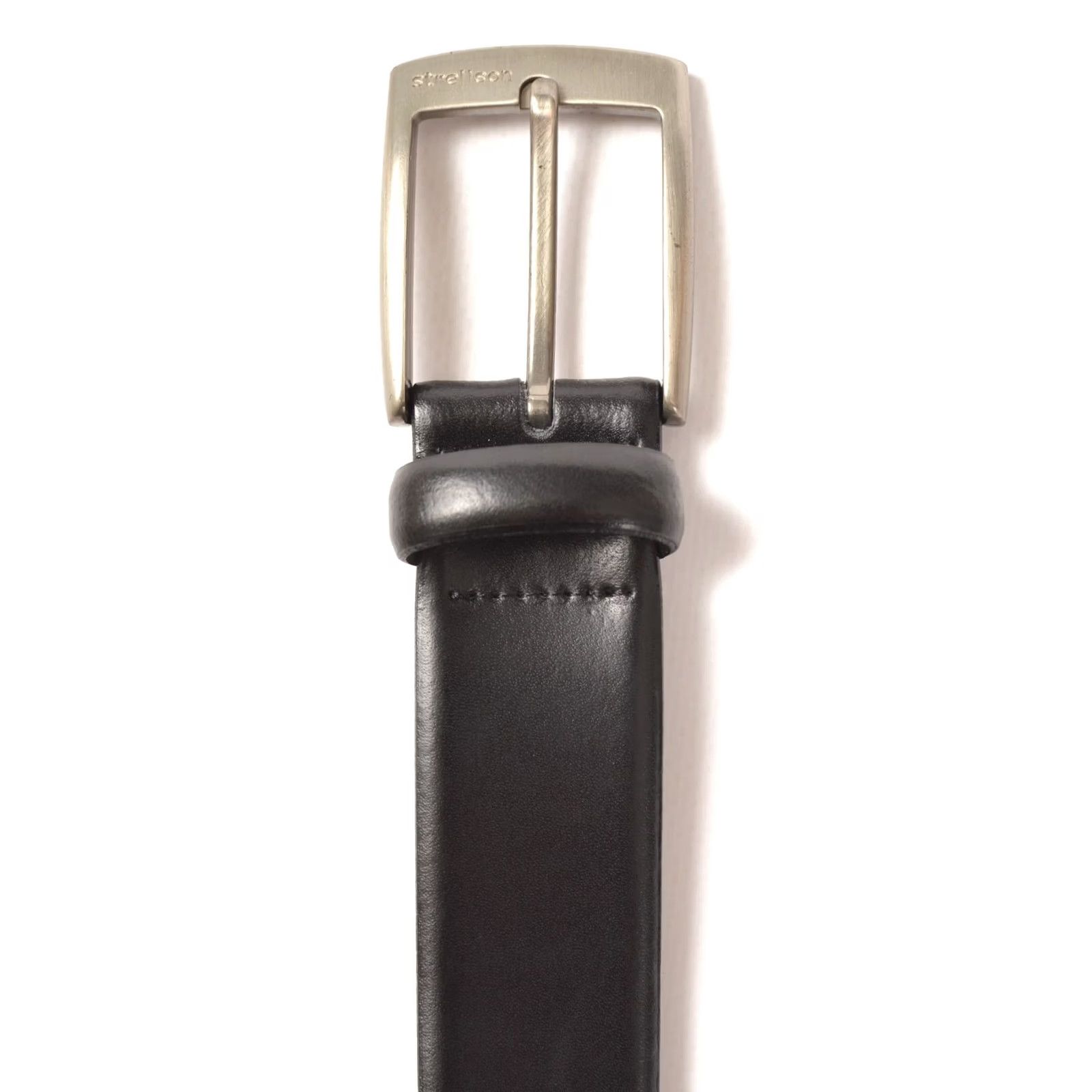 Vintage Strellson Black Genuine Leather Belt 3003/10 Size 100 Men Leather Belt Black 100 Strellson Mens Size ONE SIZE - 2 Thumbnail