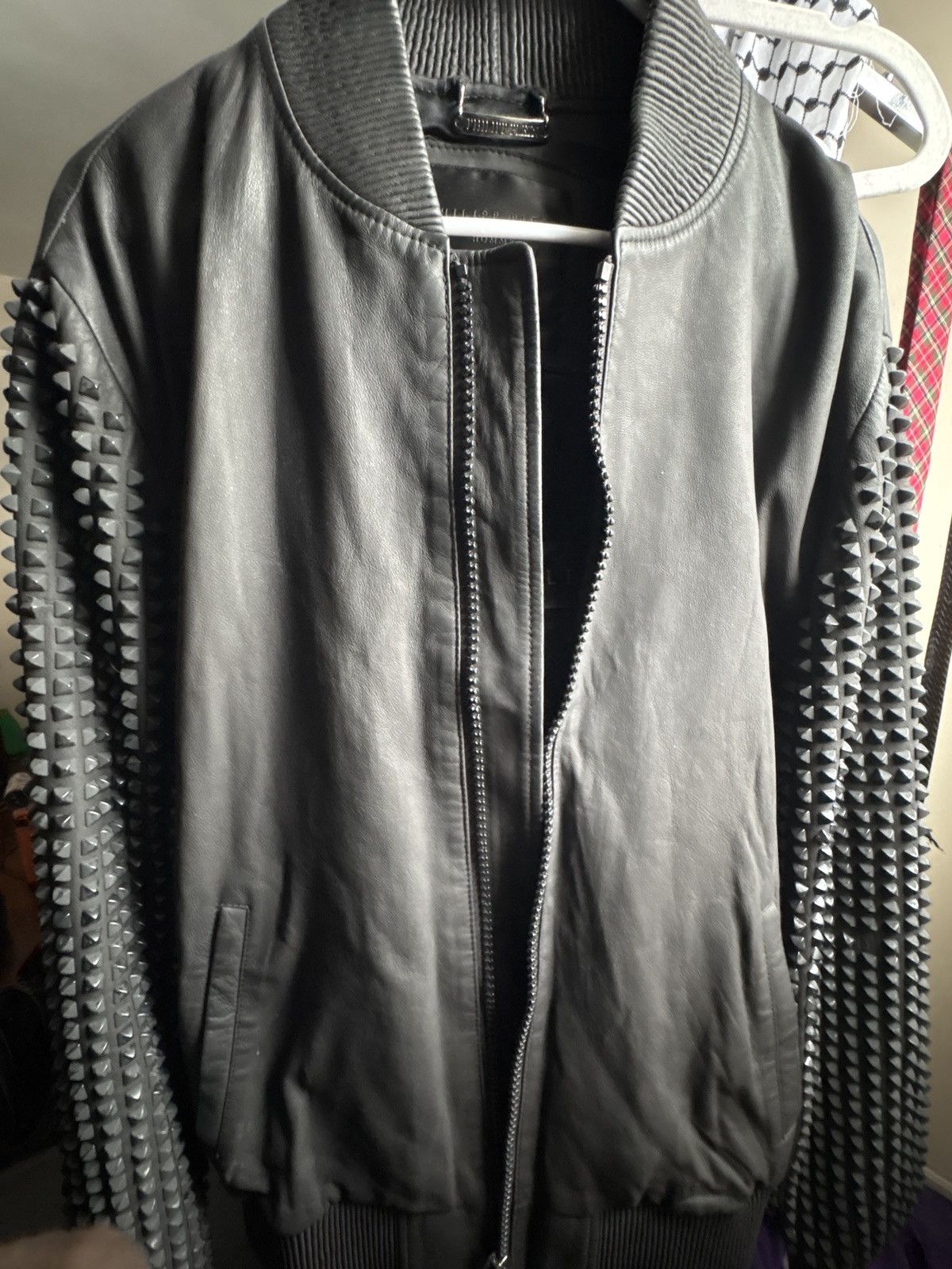 Philipp Plein Philipp Plein Black Rocket Pirate Jacket Size US L / EU 52-54 / 3 - 1 Thumbnail