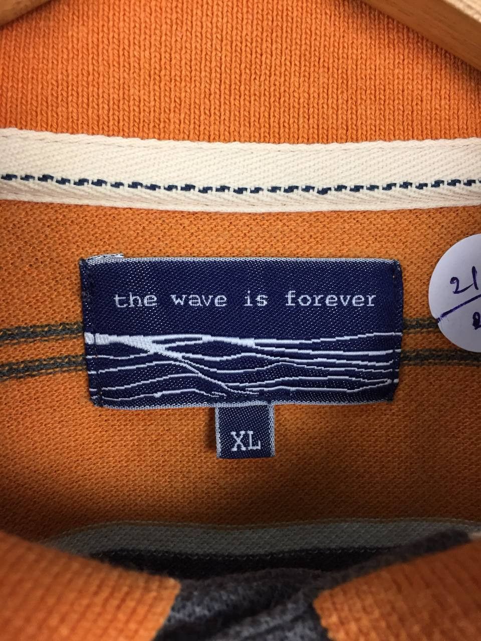 Japanese Brand × Uniqlo Uniqlo X The Wave Is Forever Striped Polo Tee Size US XL / EU 56 / 4 - 7 Thumbnail