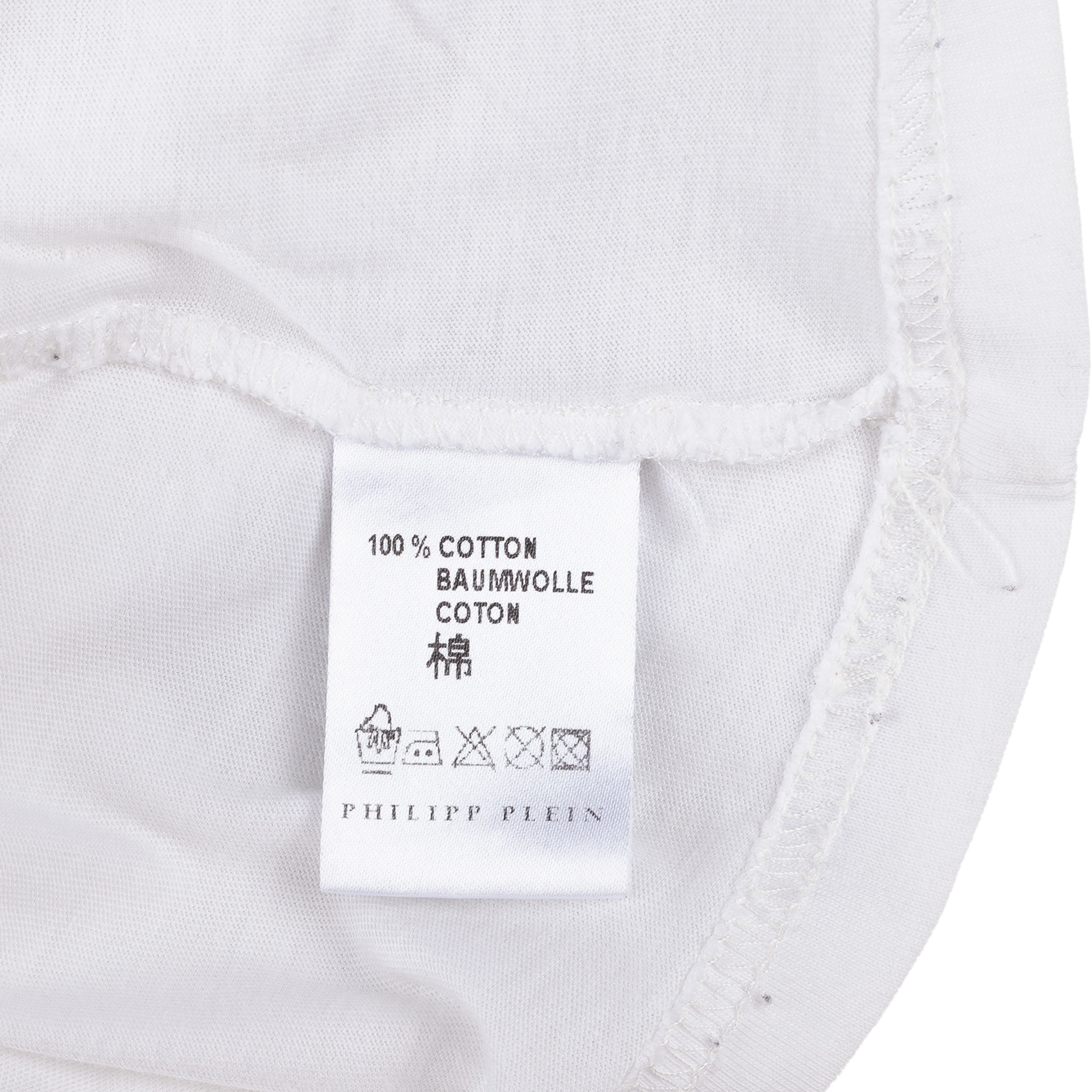Philipp Plein Philipp Plein “Trust In My Spending Power” White T-Shirt Size US XXL / EU 58 / 5 - 7 Thumbnail