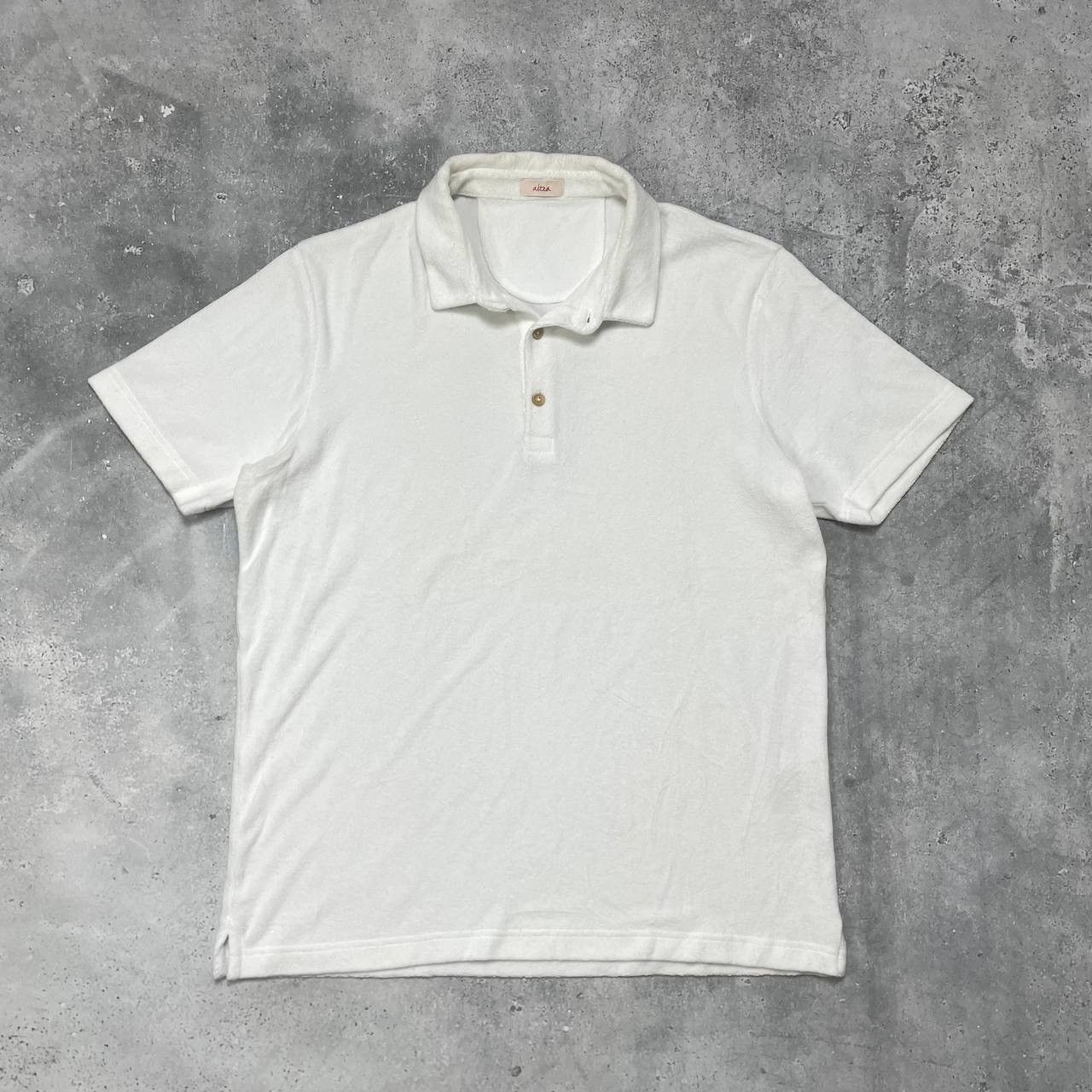 Altea Altea Terry Towelling Polo Shirt White Size L Size US L / EU 52-54 / 3 - 1 Thumbnail
