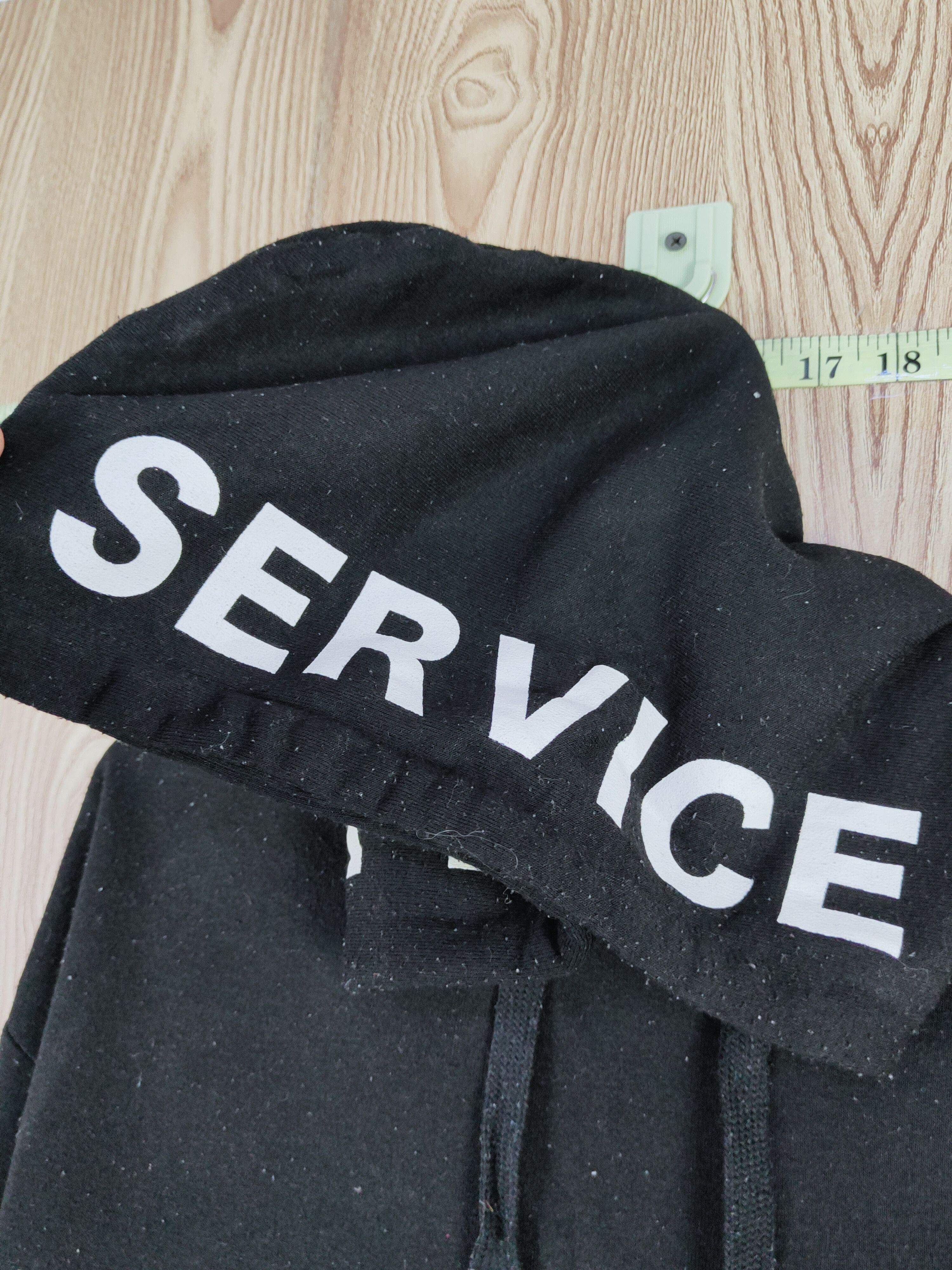 Japanese Brand × Vintage Super Rare 💥 Galyge Black Hoodie Long Sweatshirts Size US L / EU 52-54 / 3 - 2 Thumbnail