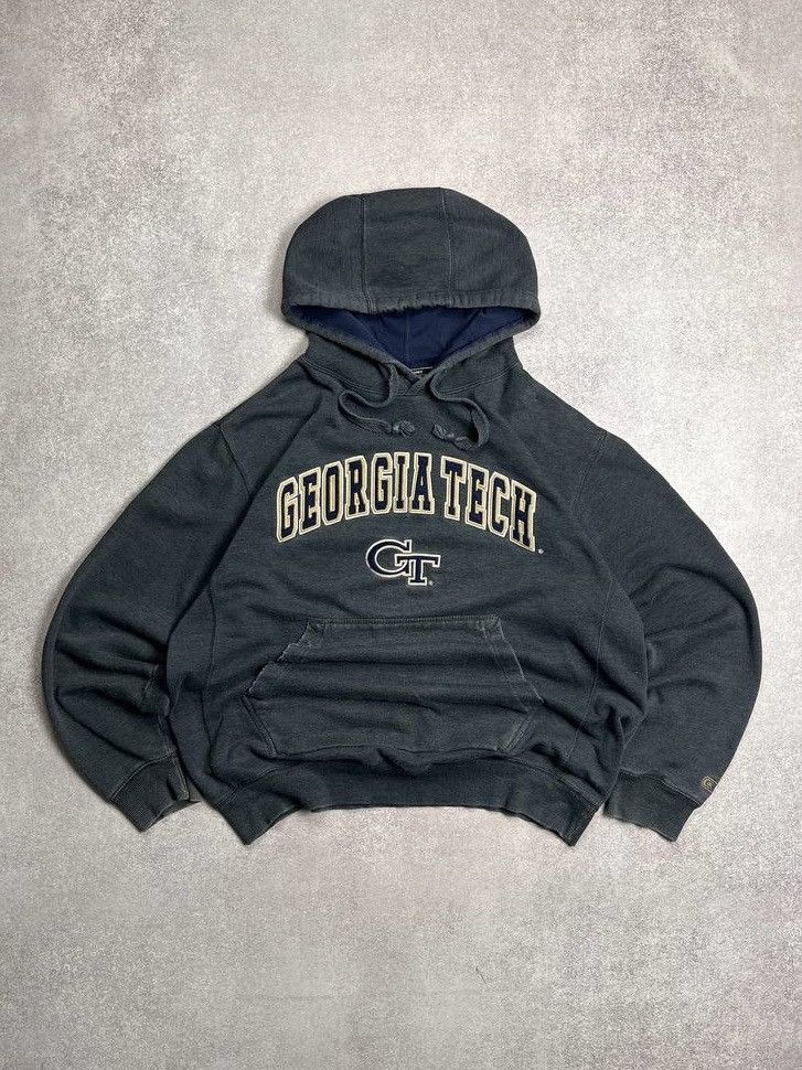 Vintage Vintage Georgia Tech Boxy Archival Hoodie L Size US L / EU 52-54 / 3 - 1 Thumbnail