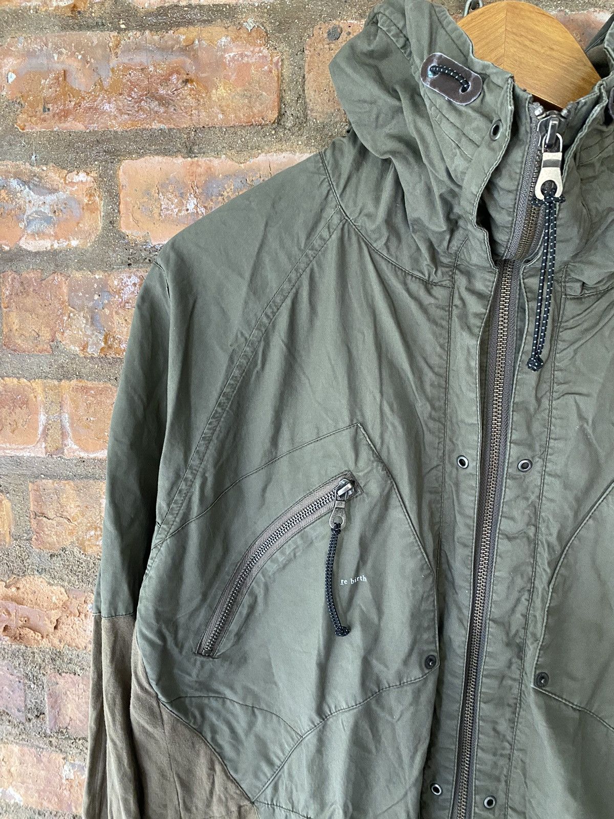 Japanese Brand × Mountain Research × PPFM VTG PPFM anorak re-bird poem hybrid jacket Size US L / EU 52-54 / 3 - 6 Thumbnail