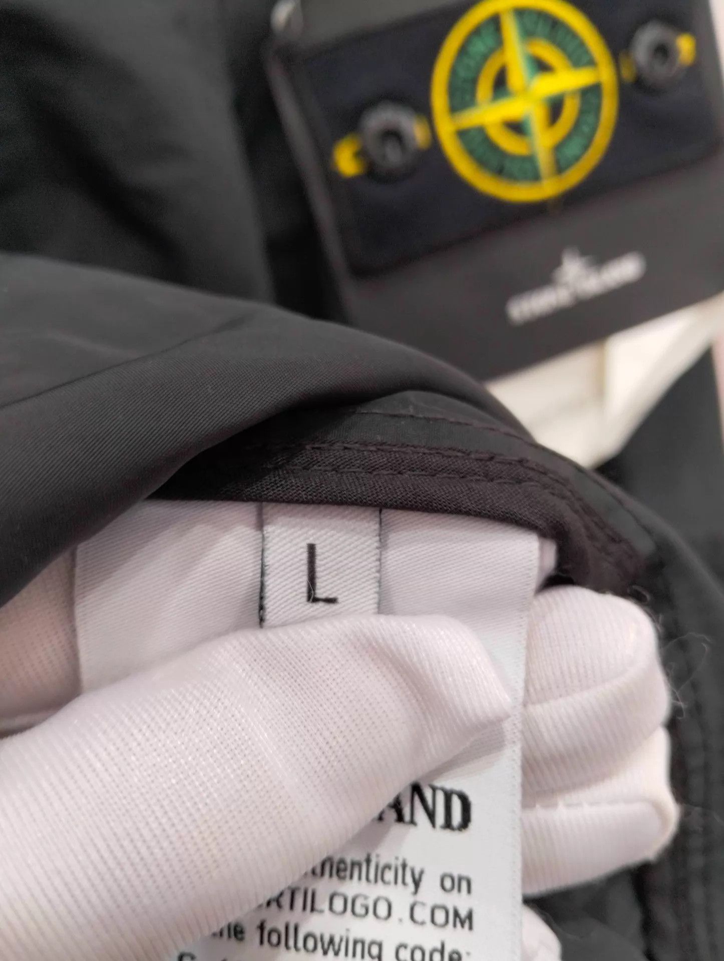 Stone Island STONE ISLAND Solid Logo Patch Zip LS Jacket L Size US L / EU 52-54 / 3 - 6 Thumbnail
