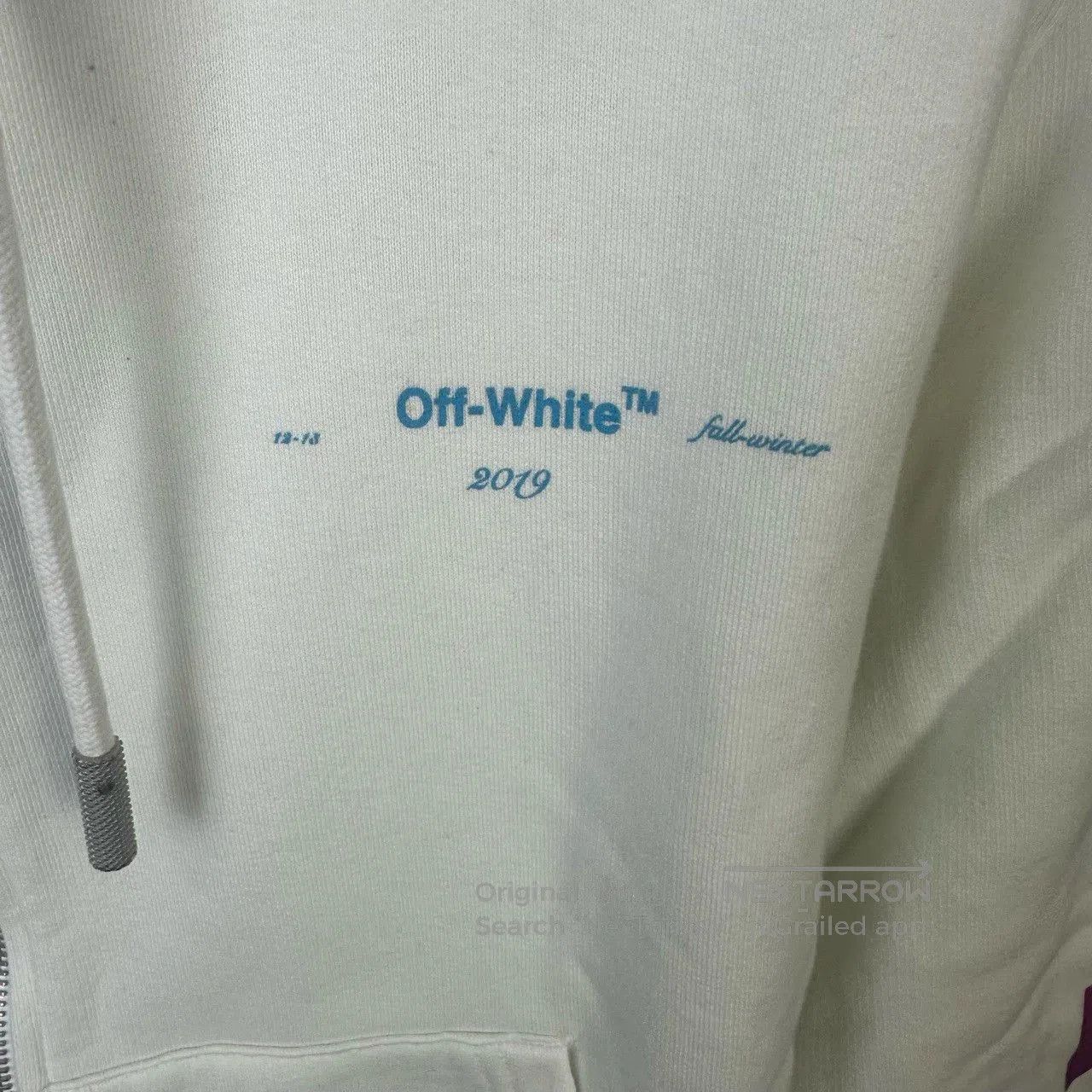 Off-White off-white rainbow gradient zip hoodie. Size US L / EU 52-54 / 3 - 3 Thumbnail