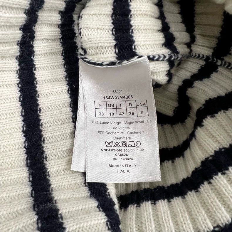 Dior Dior Striped Cashmere Wool Sweater-2506 Size M / US 6-8 / IT 42-44 - 8 Thumbnail