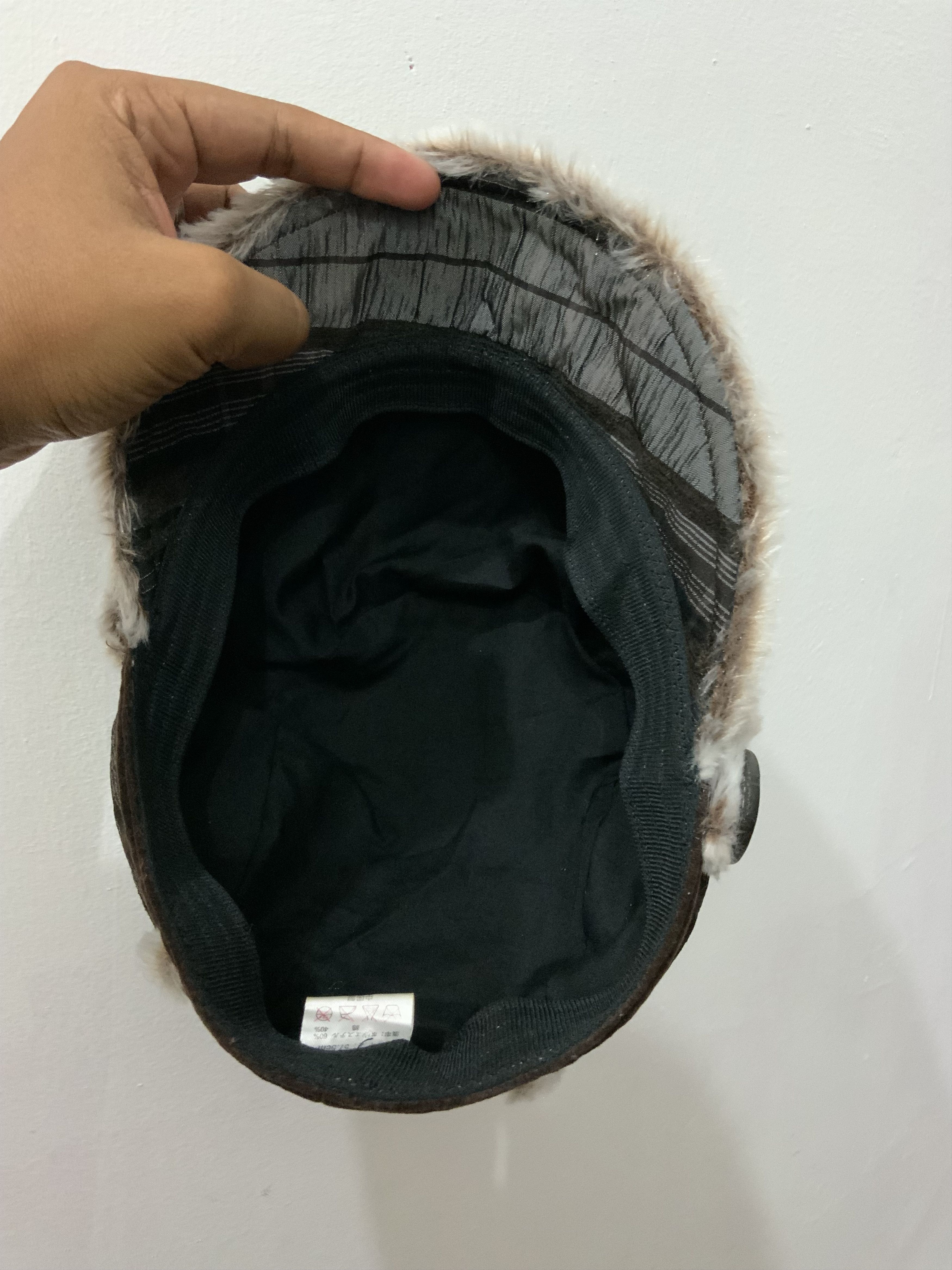 If Six Was Nine Mohair Fur Suade Retro Ski Hat Size ONE SIZE - 7 Thumbnail