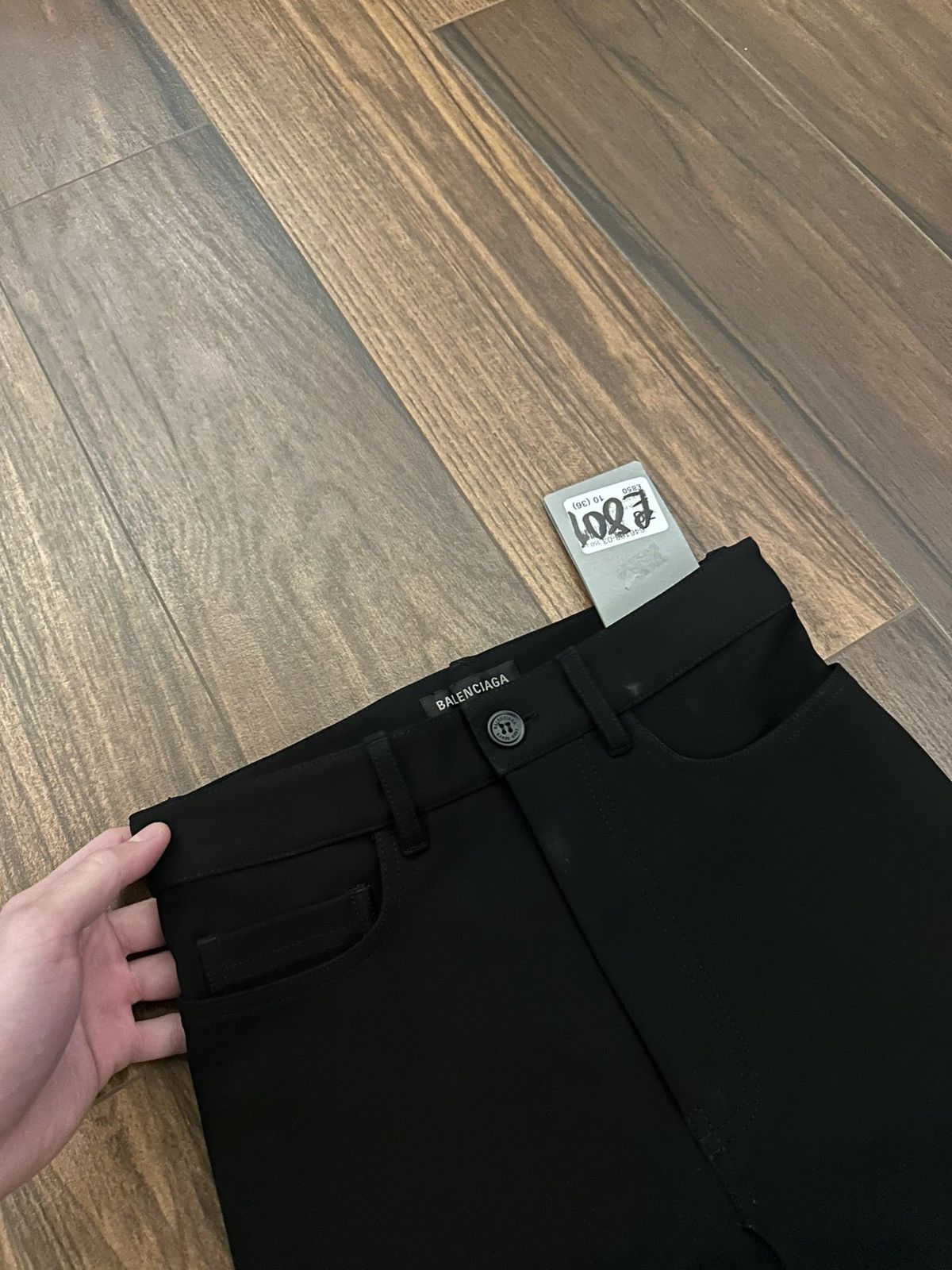 Balenciaga Balenciaga Long Legging 'Black' Size 25" / US 0 / IT 36 - 2 Thumbnail