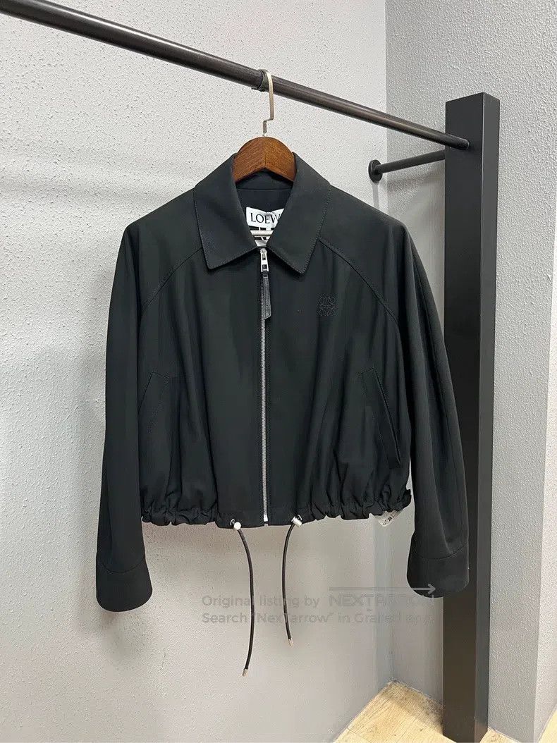 Loewe Loewe Black Balloon Jacket - Long Sleeve - Mid-Length - Al Size XS / US 0-2 / IT 36-38 - 1 Thumbnail