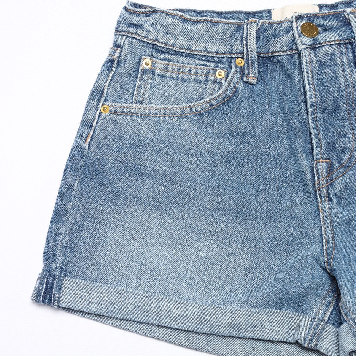 Sezane Sezane Paris Denim Shorts Jeans Blue Size 25" / US 0 / IT 36 - 7 Thumbnail