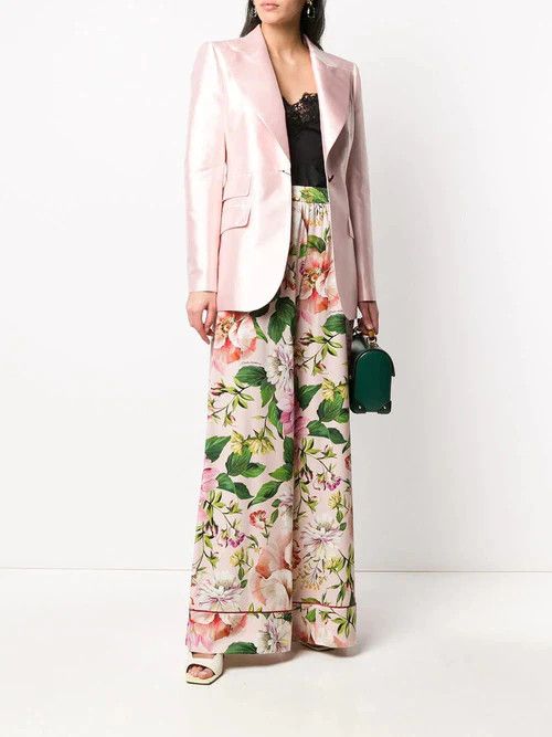 Dolce & Gabbana o1y0825 Silk Blazer in Blush Size XL / US 12-14 / IT 48-50 - 5 Thumbnail