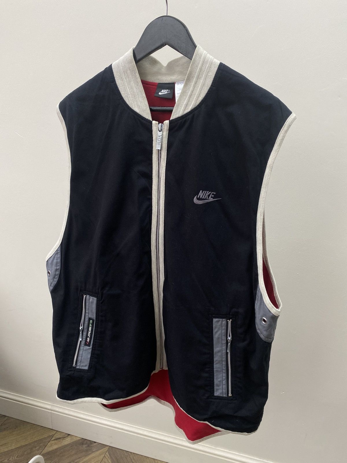 Nike Vintage Black/White Nike Jordan AJ23 Vest (1990's) Size US L / EU 52-54 / 3 - 4 Thumbnail