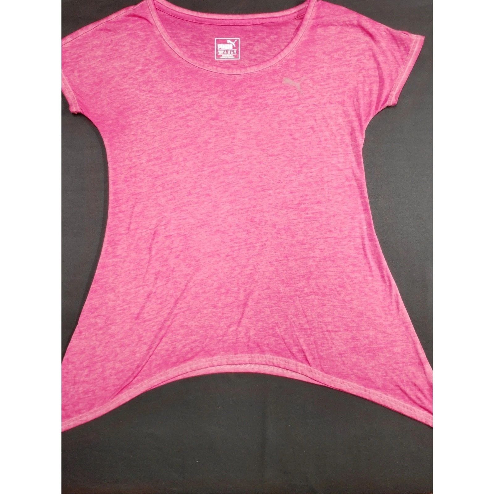 Puma Puma Women's Heather Pink Short Sleeve Scoop Neck Tee Size XS / US 0-2 / IT 36-38 - 1 Thumbnail