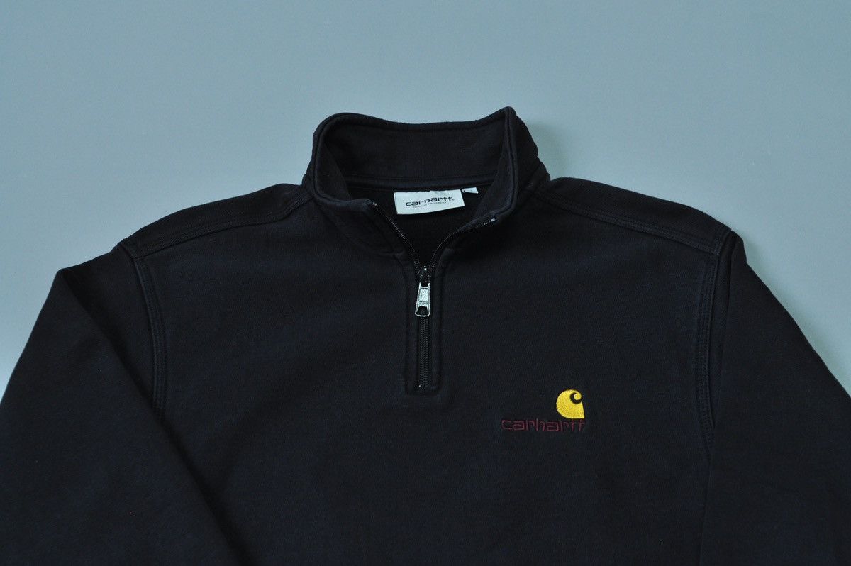 Carhartt × Carhartt Wip Carhartt WIP Half Zip American Script Sweatshirt Size US XS / EU 42 / 0 - 3 Thumbnail
