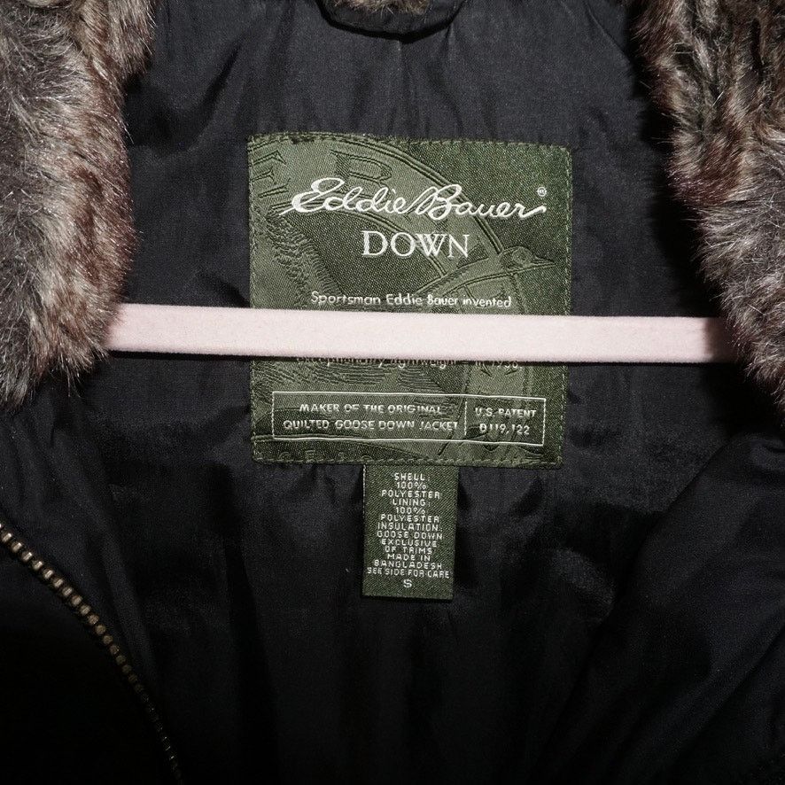 Eddie Bauer Small - Vintage Y2K Eddie Bauer fur collar down puffer vest Size S / US 4 / IT 40 - 3 Thumbnail