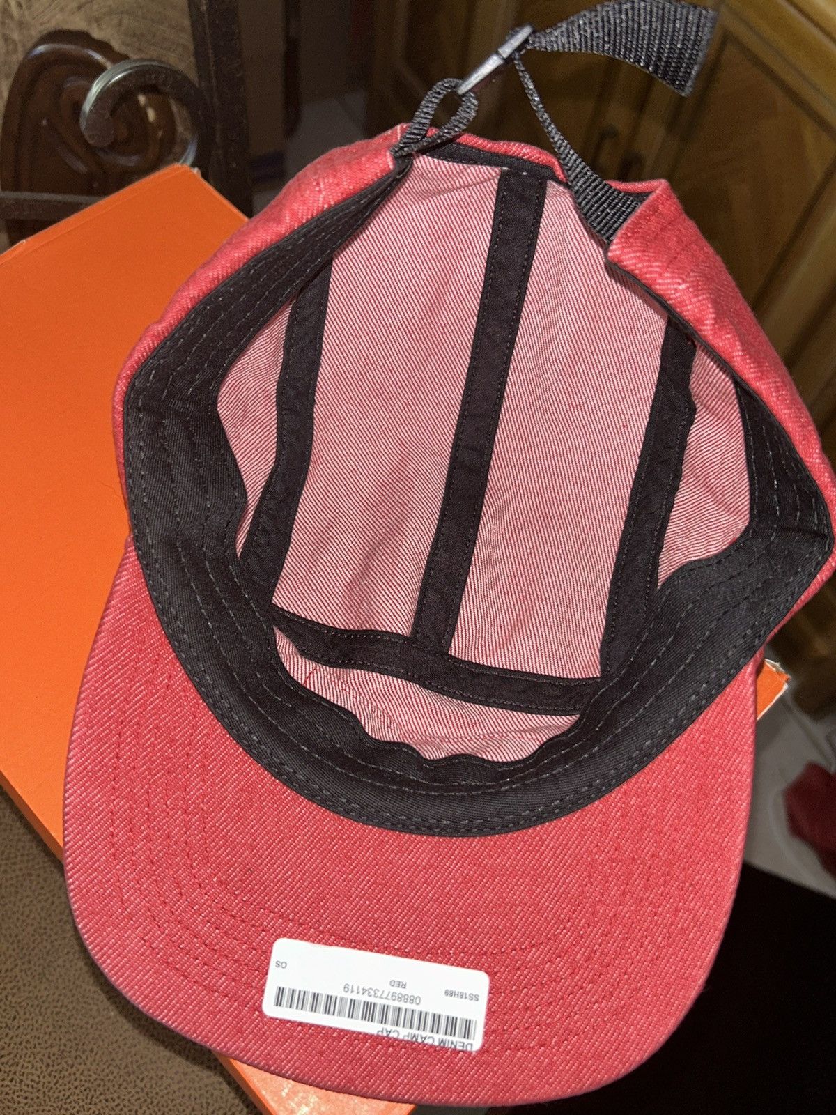 Supreme Supreme Denim Camp Cap Red SS18 NEW WITH TAGS Size ONE SIZE - 6 Thumbnail