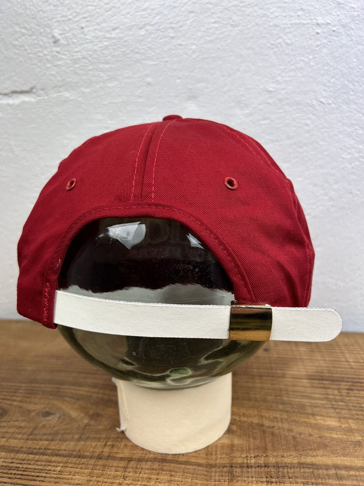 Budweiser 90s Vintage Budweiser King Of Beers Retro Cap Hat In Red Size ONE SIZE - 5 Thumbnail