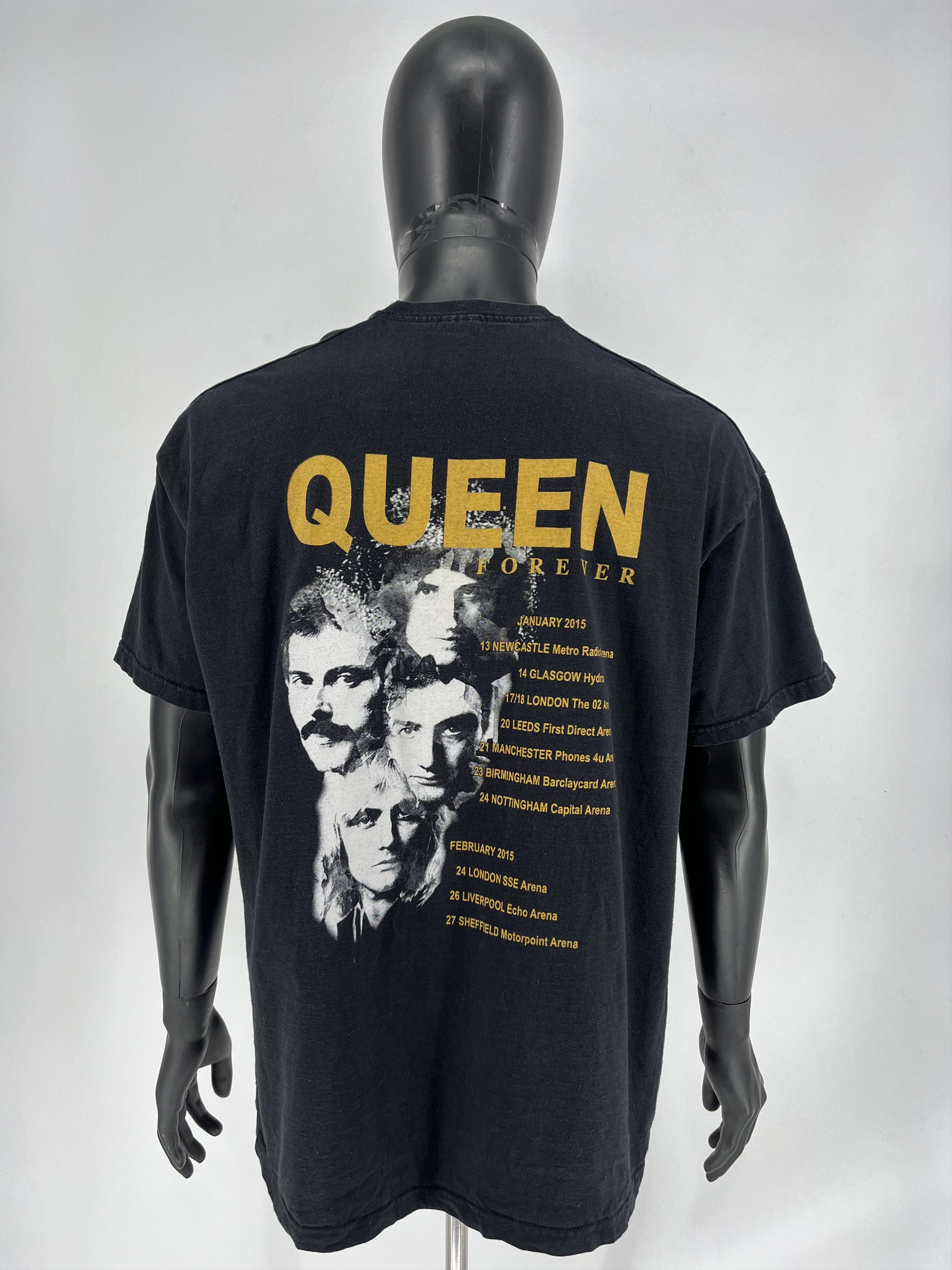 Band Tees × Vintage 2014 Queen + Adam Lambert Live in Concert Tee Punk Rock Band Size US XXL / EU 58 / 5 - 7 Thumbnail