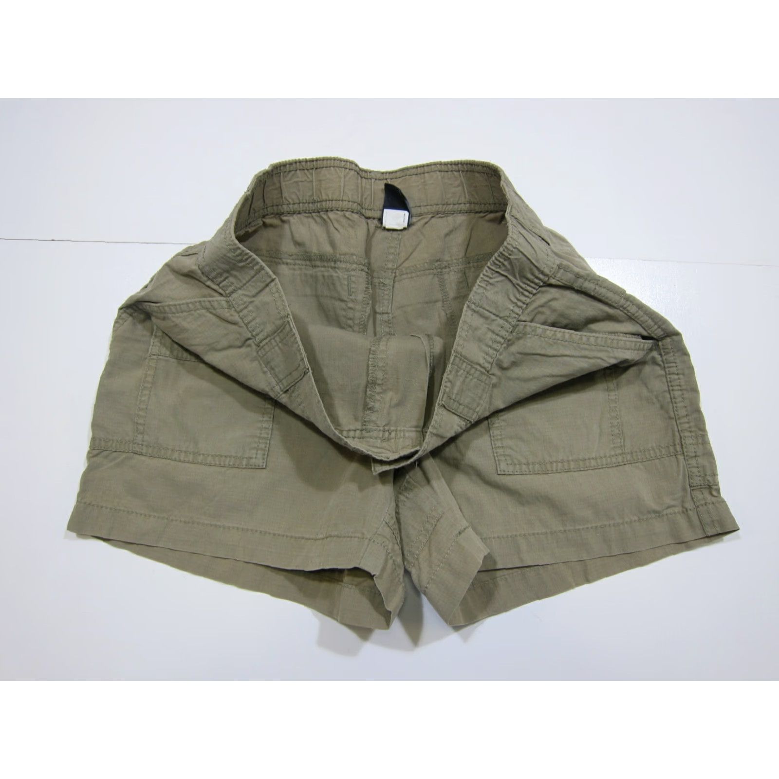 Gap Gap Shorts Women Size 8 Brown Cotton Casual Hike Travel Outdoor Cargo Pocket Womens Size 24" / US 00 / IT 34 - 7 Thumbnail