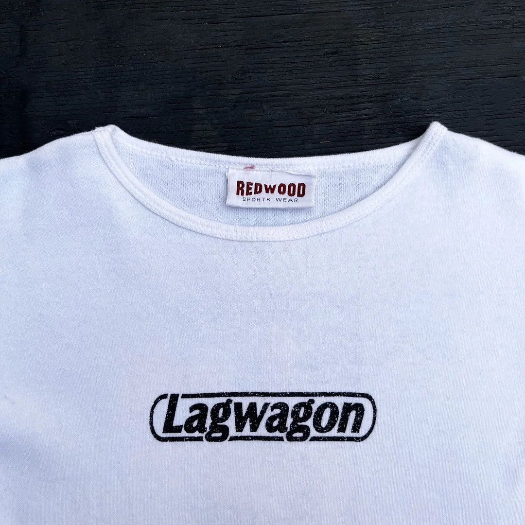 Band Tees × Vintage Lagwagon 1996 90s Vintage Men Are Pigs Band Girl Top T-Shirt Size M / US 6-8 / IT 42-44 - 4 Thumbnail
