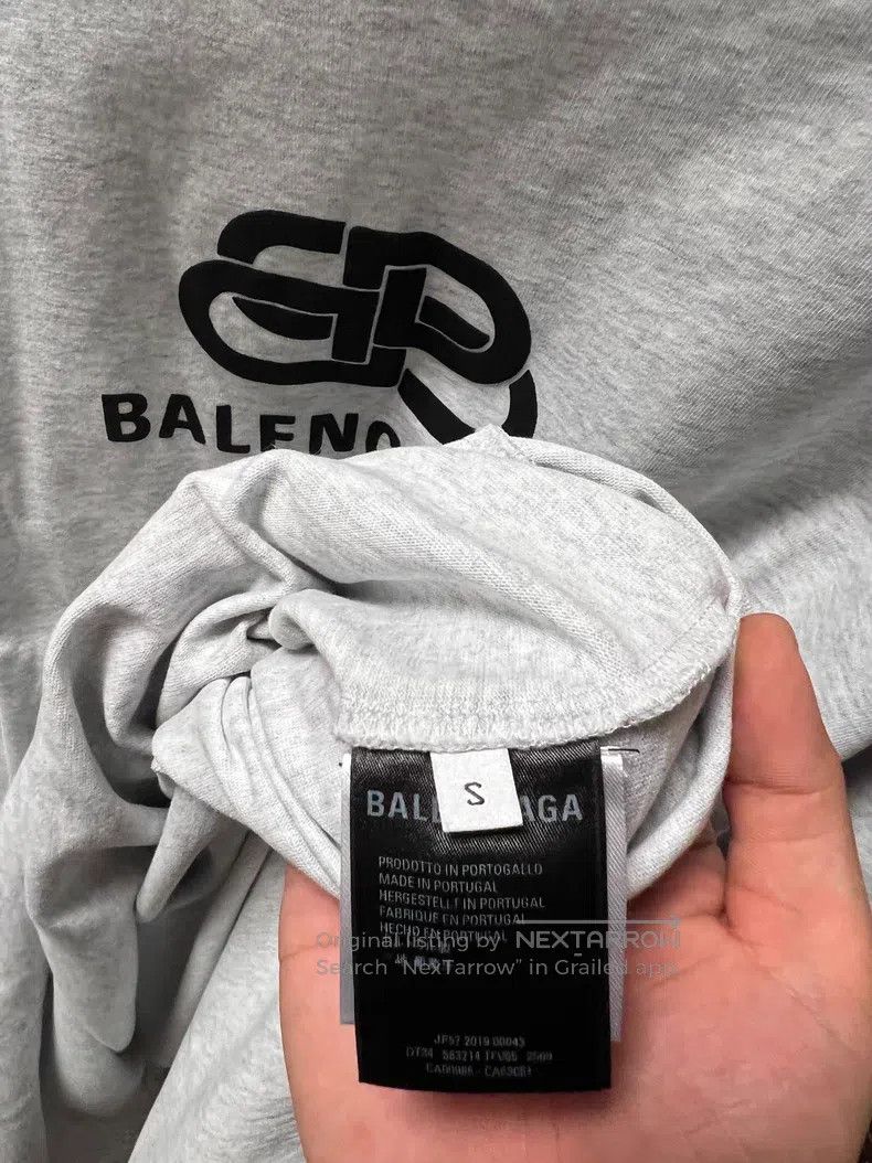 Balenciaga Balenciaga Lock Pattern Round Neck Short Sleeve T-Shirt Gr Size US S / EU 44-46 / 1 - 5 Thumbnail
