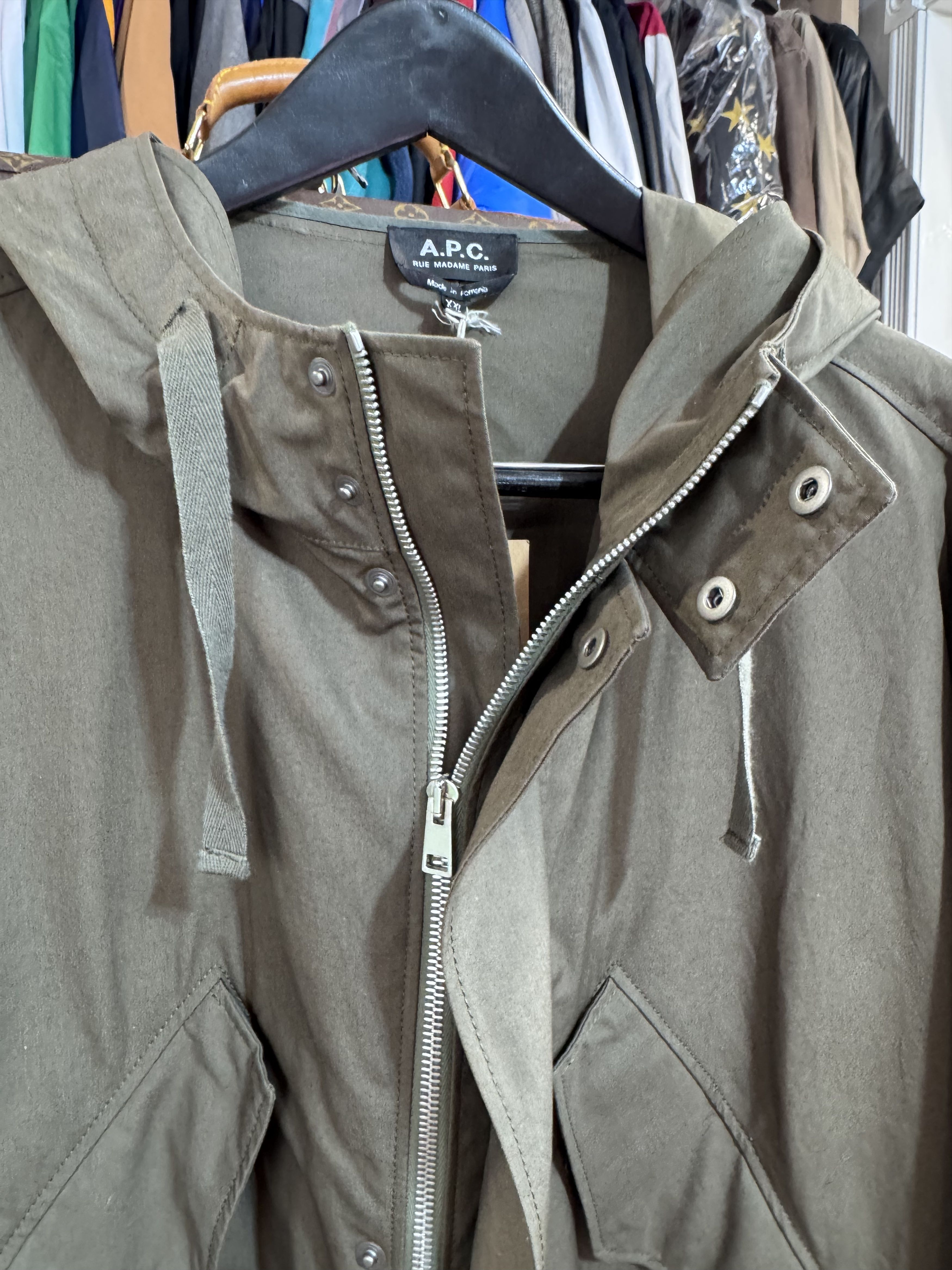 A.P.C. A.P.C. PARIS MEN'S NEW PARKA OLIVE GREEN XXL RARE $720 Size US XXL / EU 58 / 5 - 12 Thumbnail